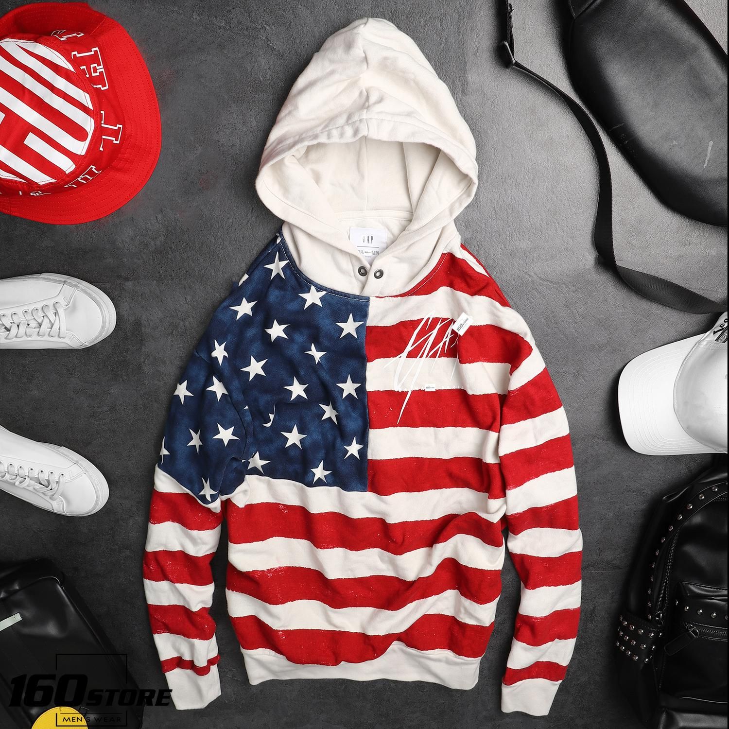 Hoodie G.A.P American Flag