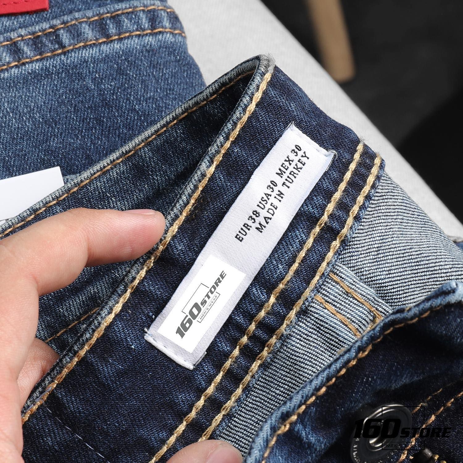 Quần short jean ZRA ripped