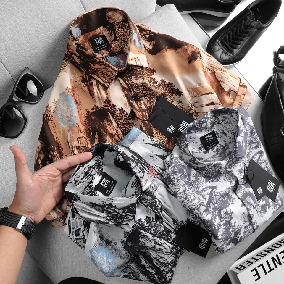 Áo sơmi ICON Printed short-sleeve shirt