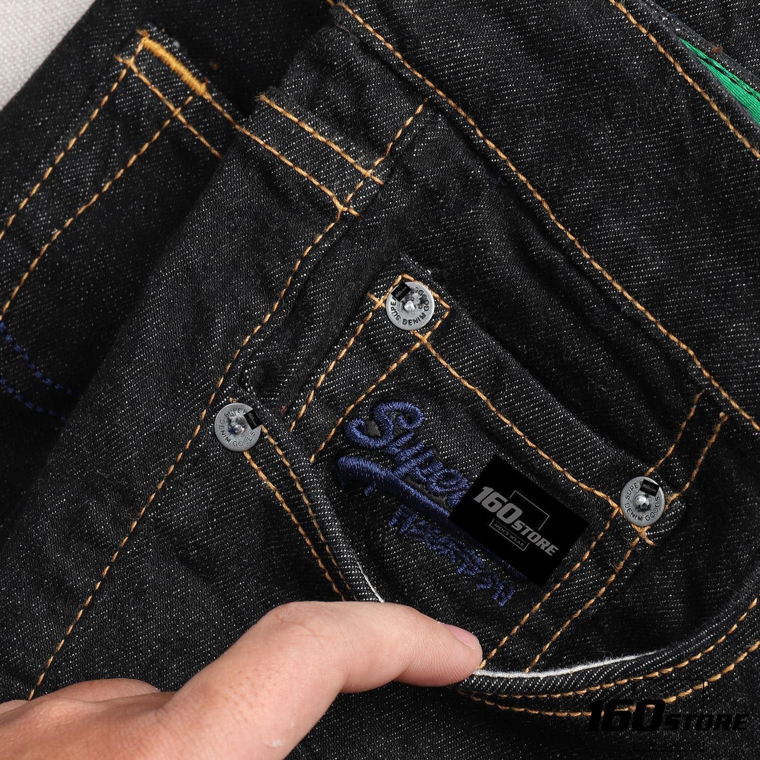 QUẦN JEAN S.D BLACK INDIGO SLIM