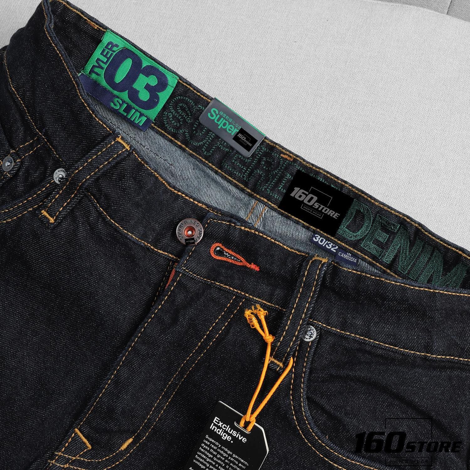 QUẦN JEAN S.D BLACK INDIGO SLIM