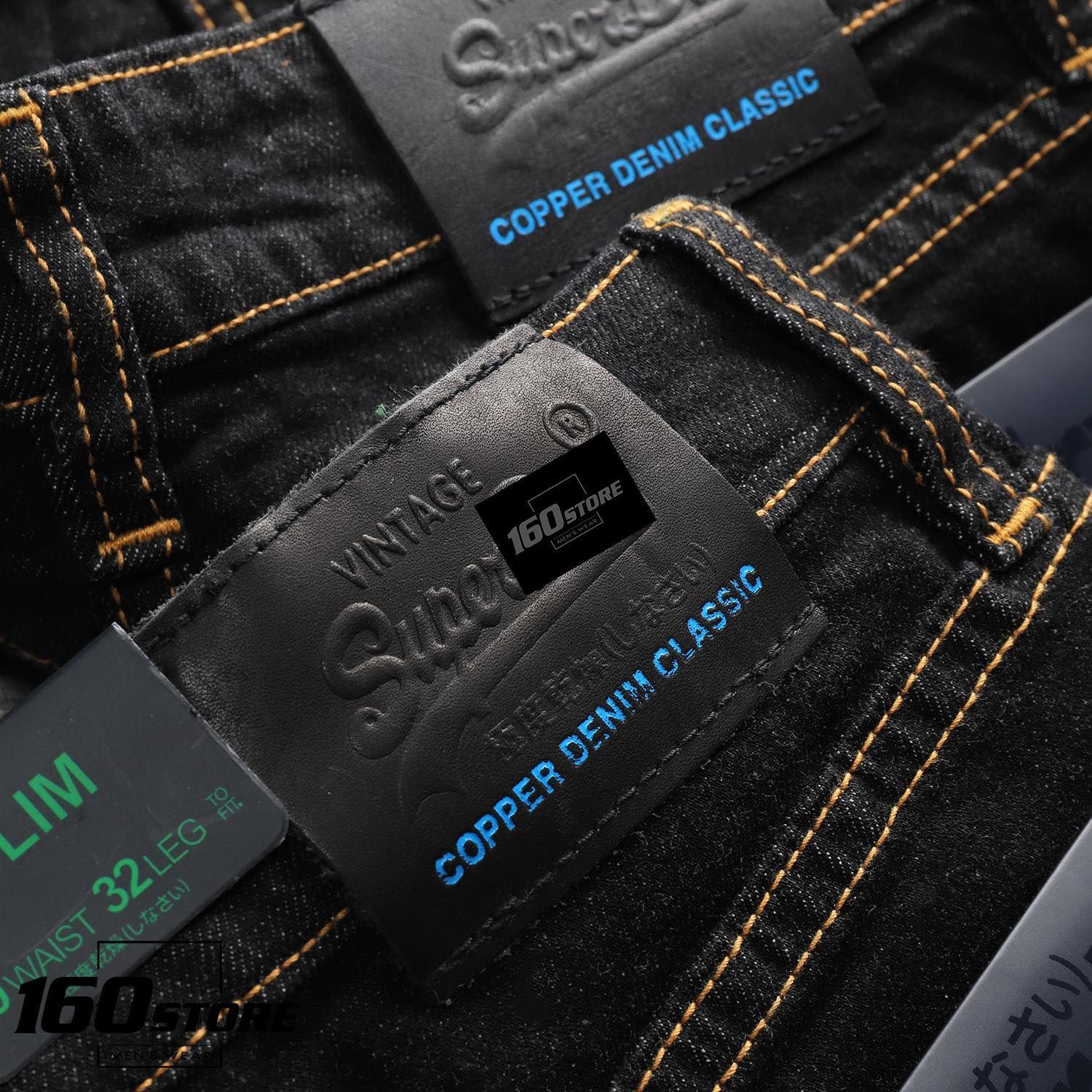 QUẦN JEAN S.D BLACK INDIGO SLIM