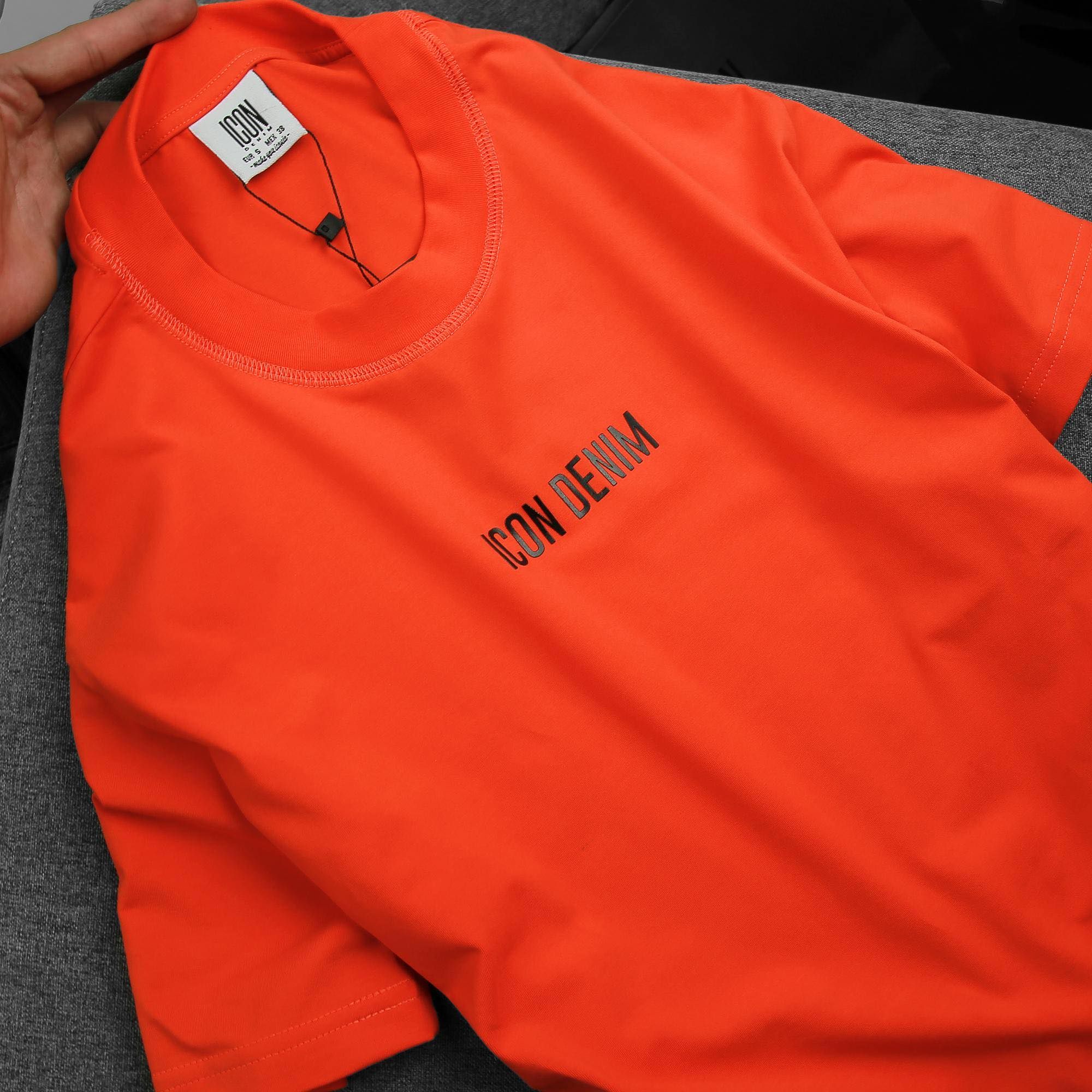 Áo thun ICON DENIM w logo
