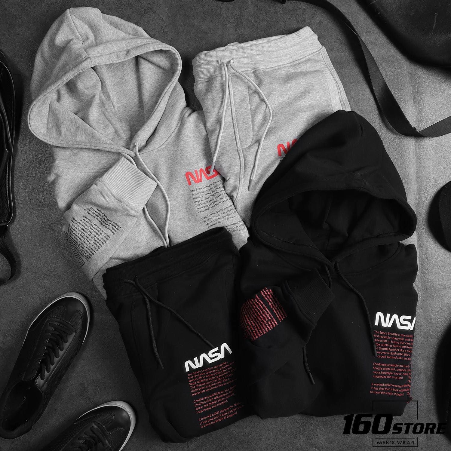 ÁO HOODIE H.M x NASA