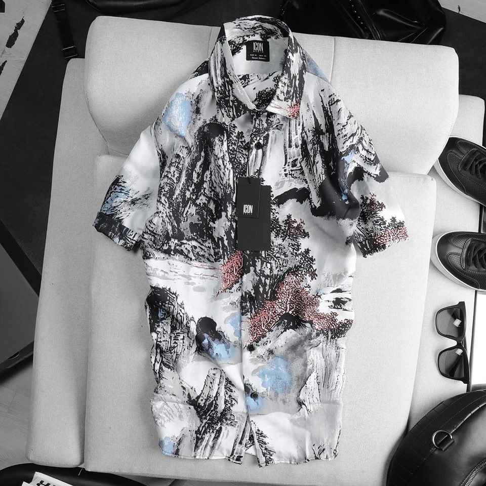 Áo sơmi ICON Printed short-sleeve shirt
