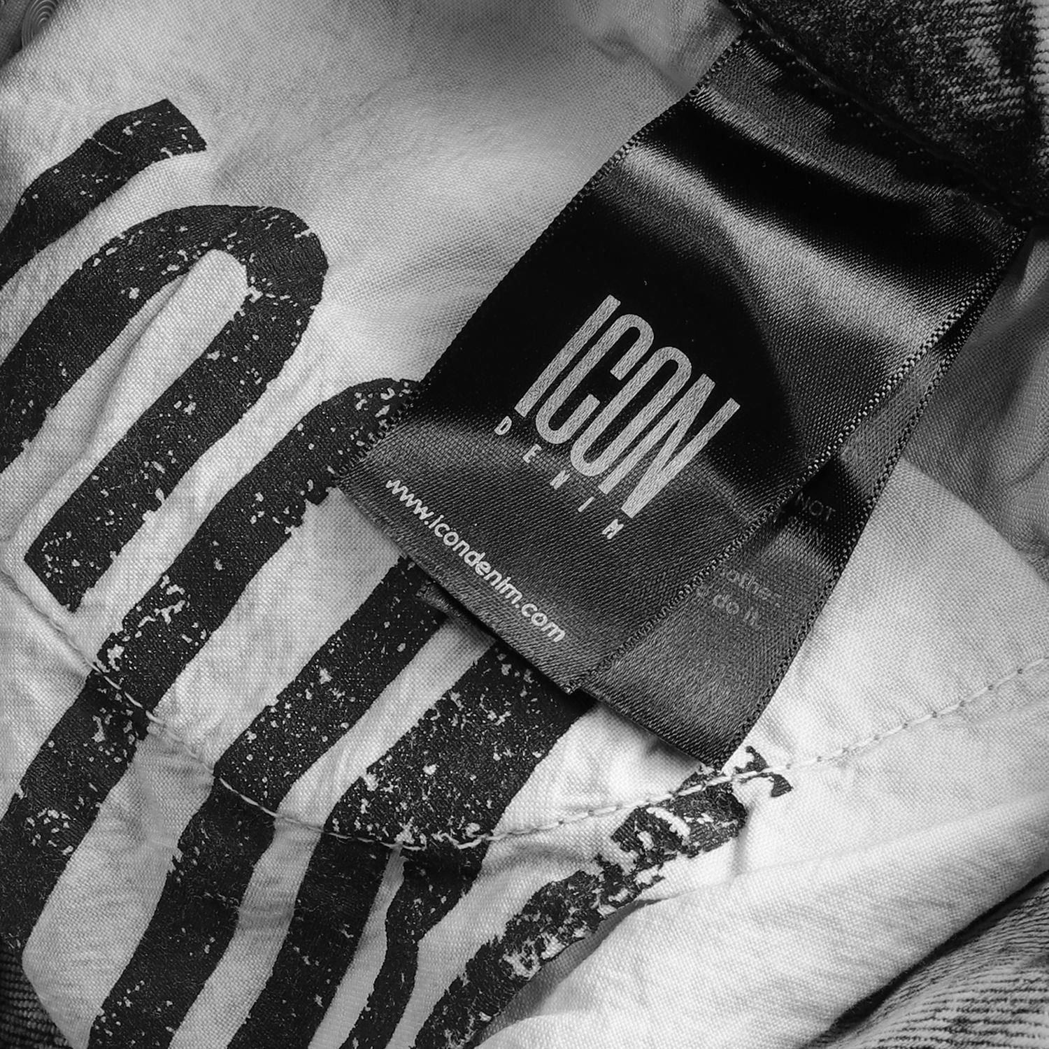 Quần jean ICON DENIM wash ripped slim