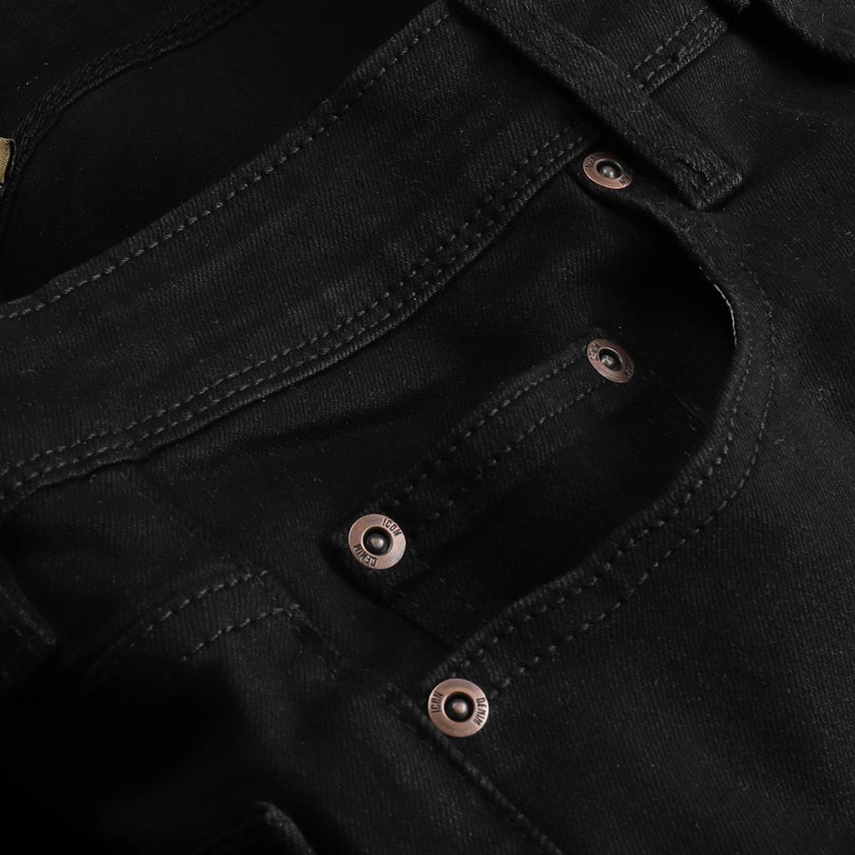 Quần short jean ICON DENIM Black