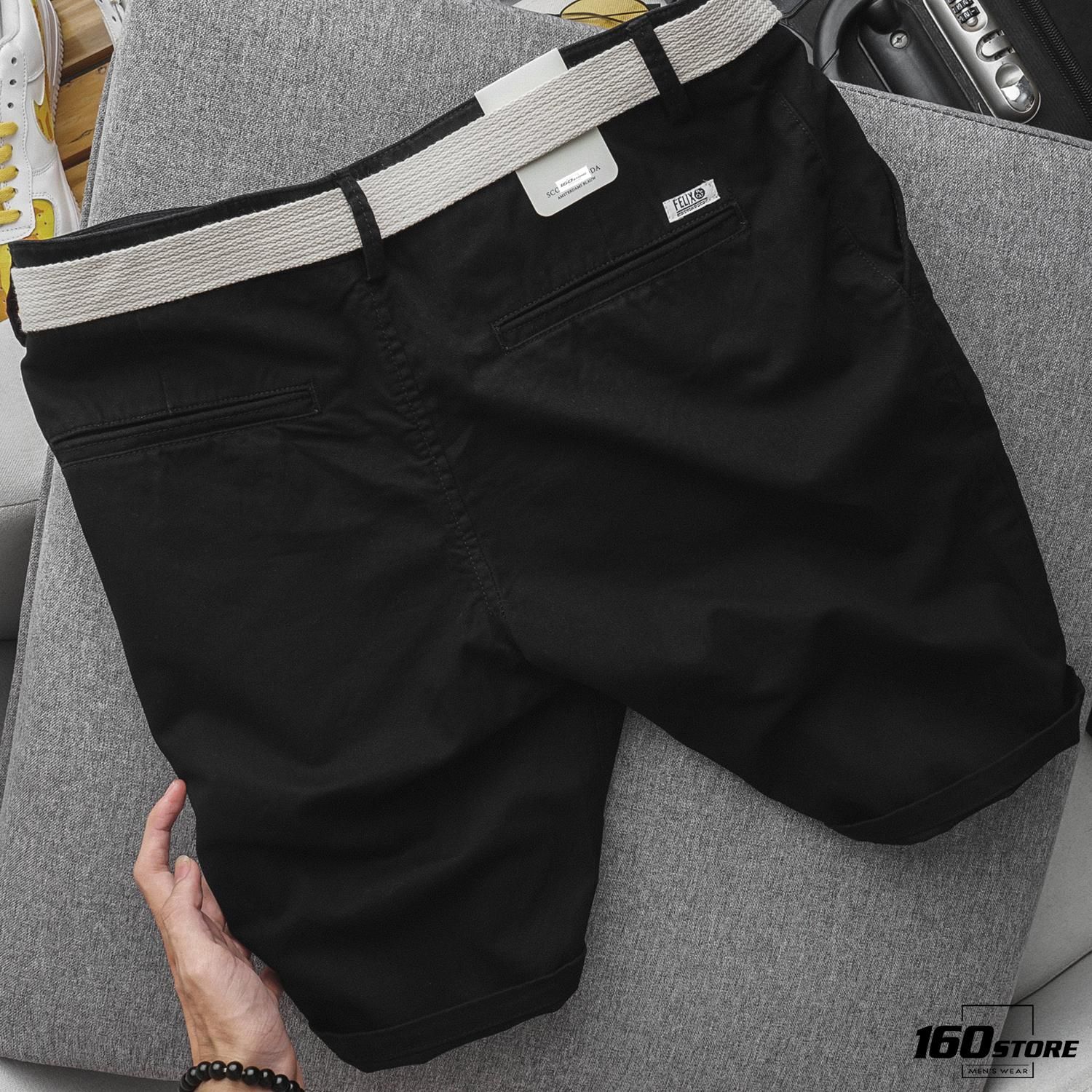 Quần short kaki S0DA w belt