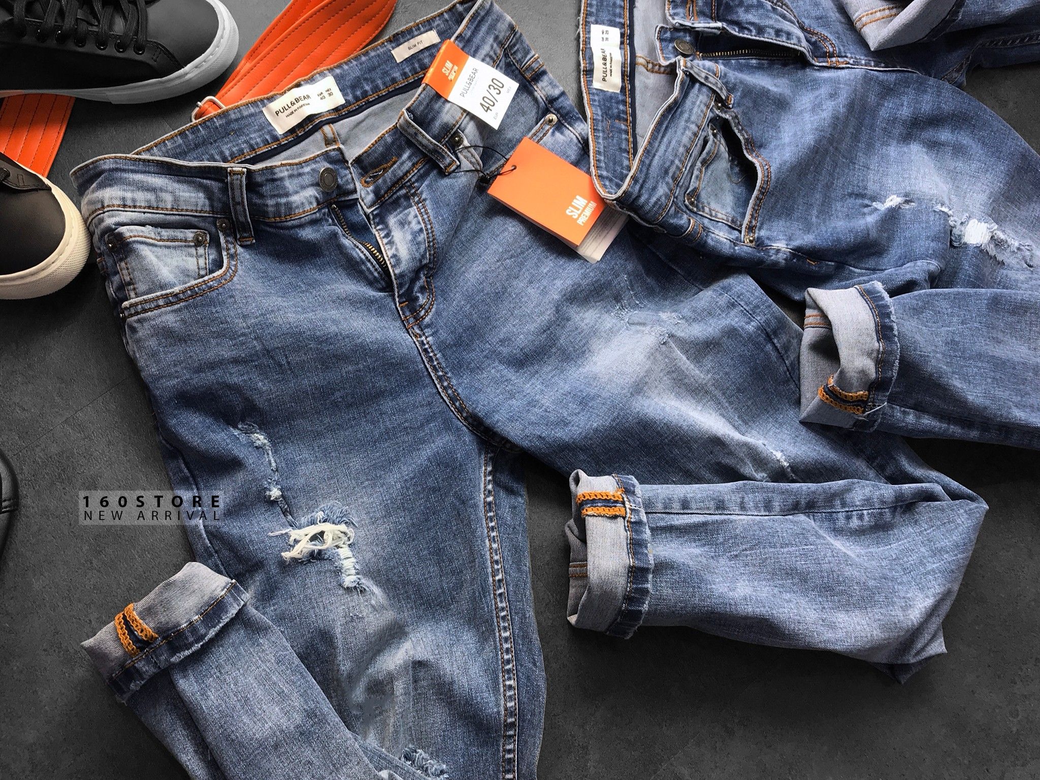 P.B Ripped Slim Jeans