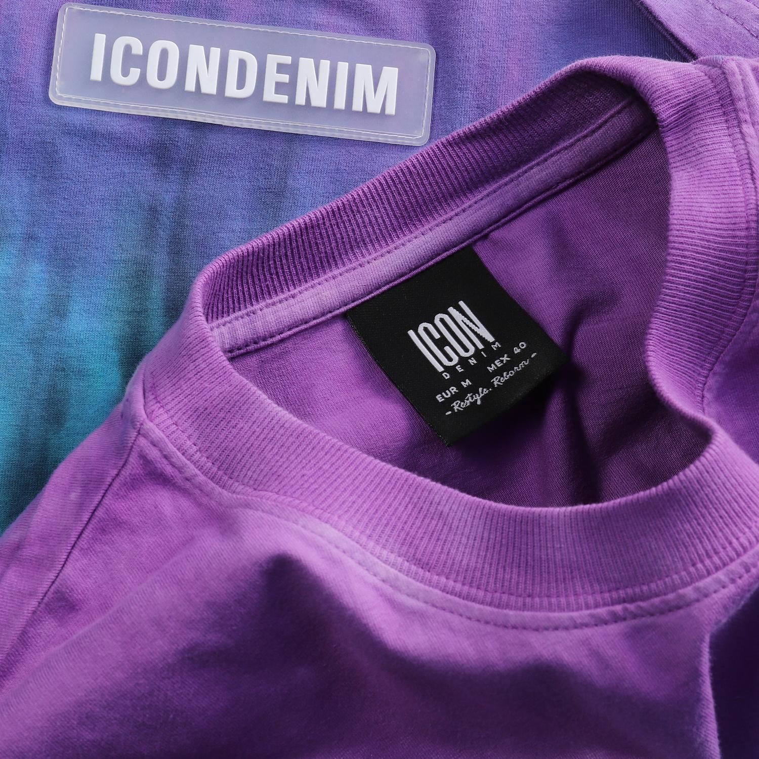 Áo thun Icon Denim wash