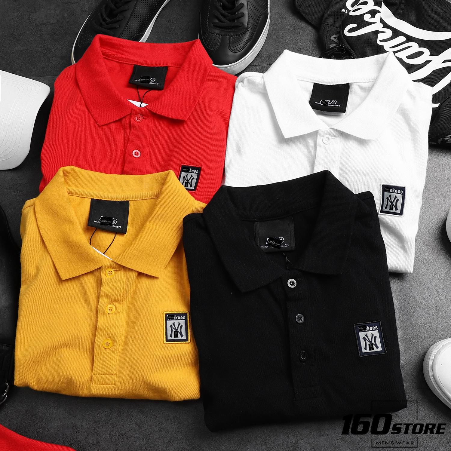 Áo polo M.L.B N.Y mini logo