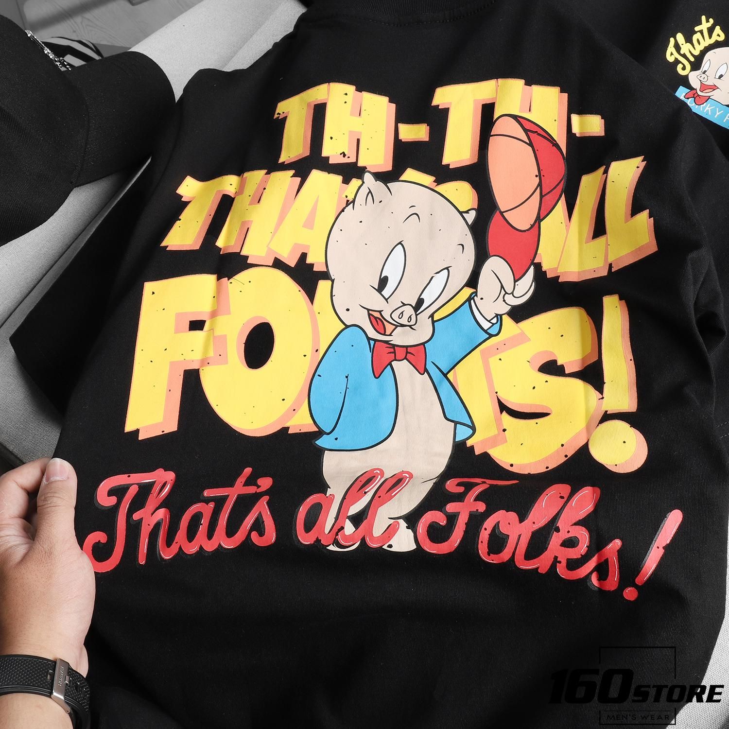 Áo thun ZRA Porky Pig