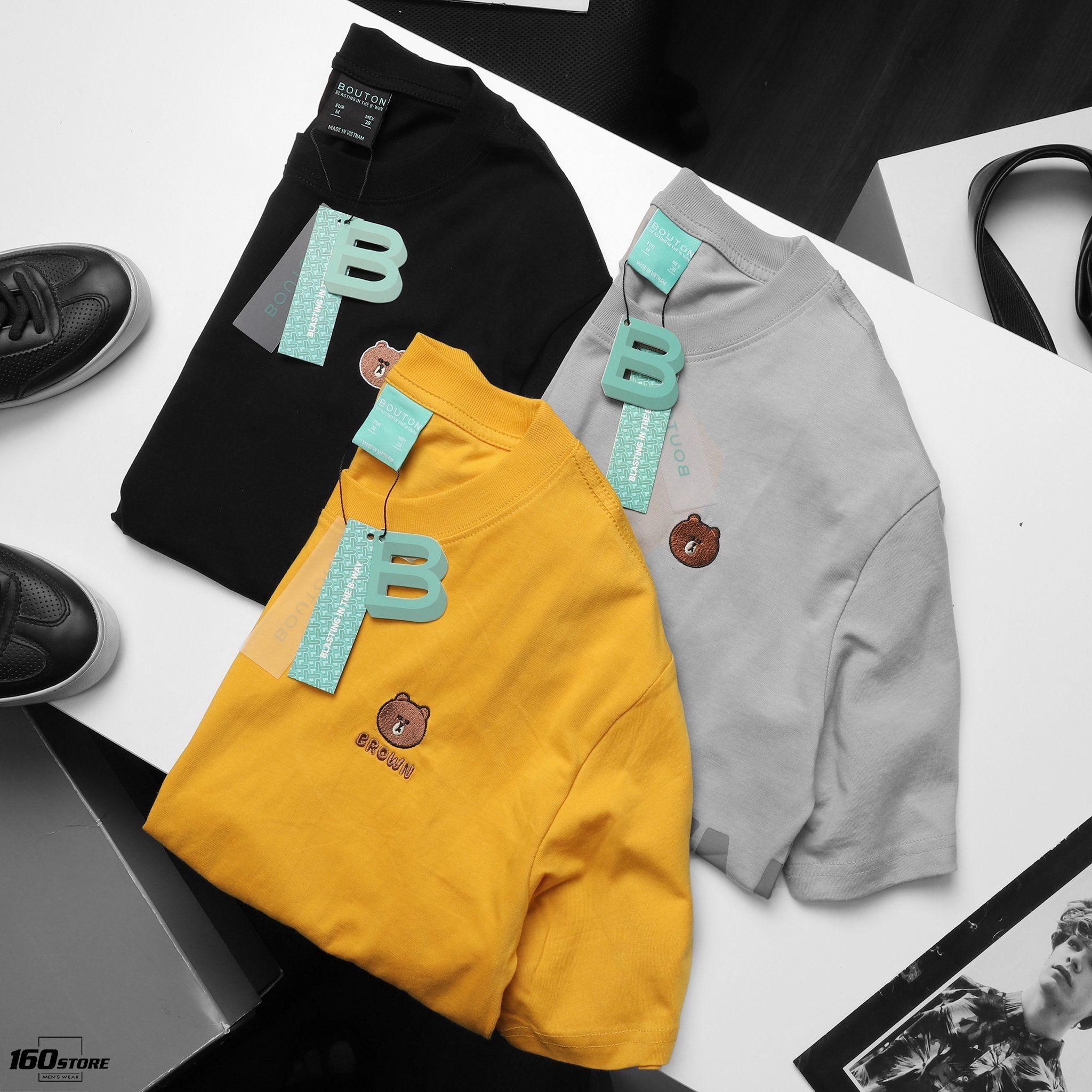 Áo thun BOUTON x BROWN