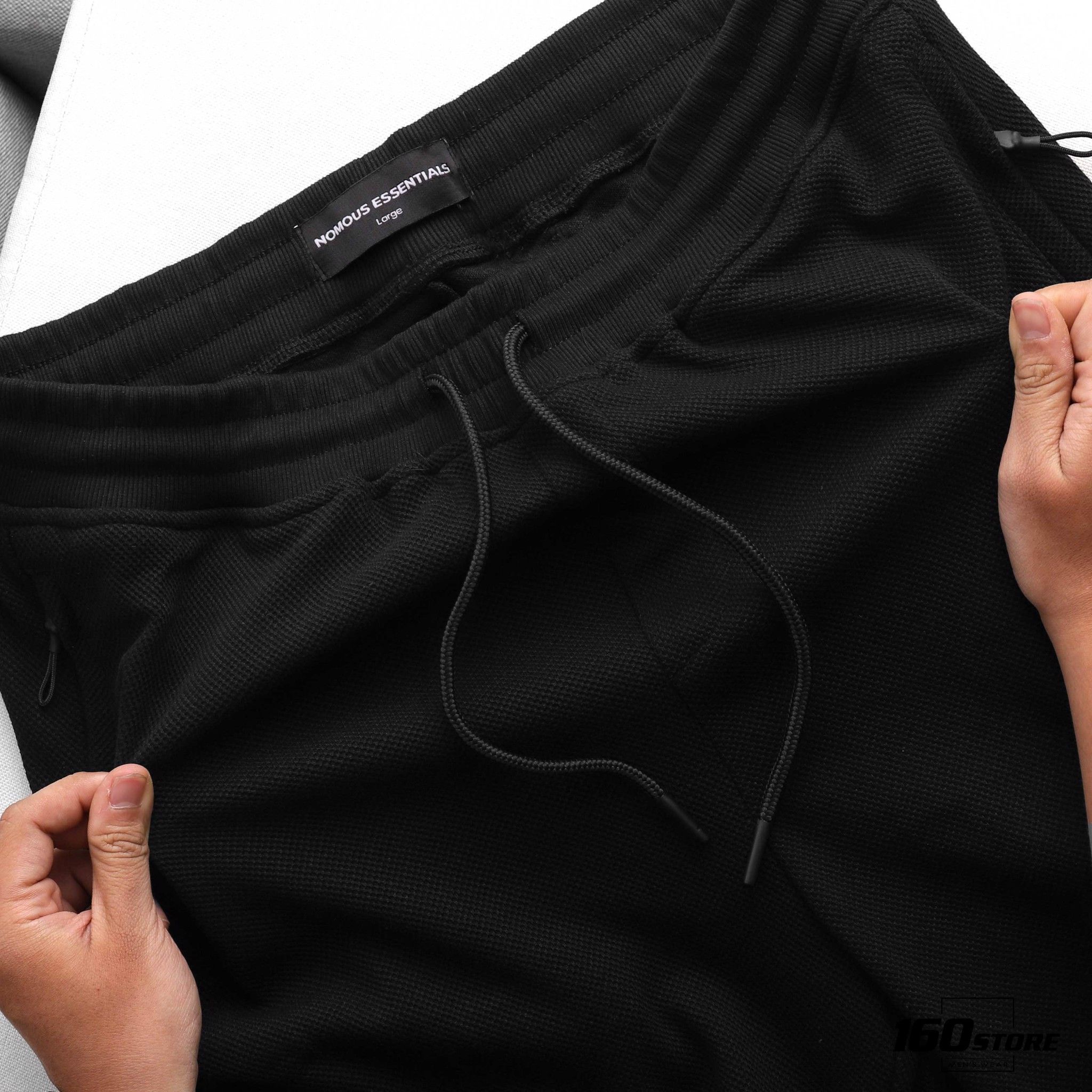 Quần Short NOMOUS ESSENTIALS Pique Black