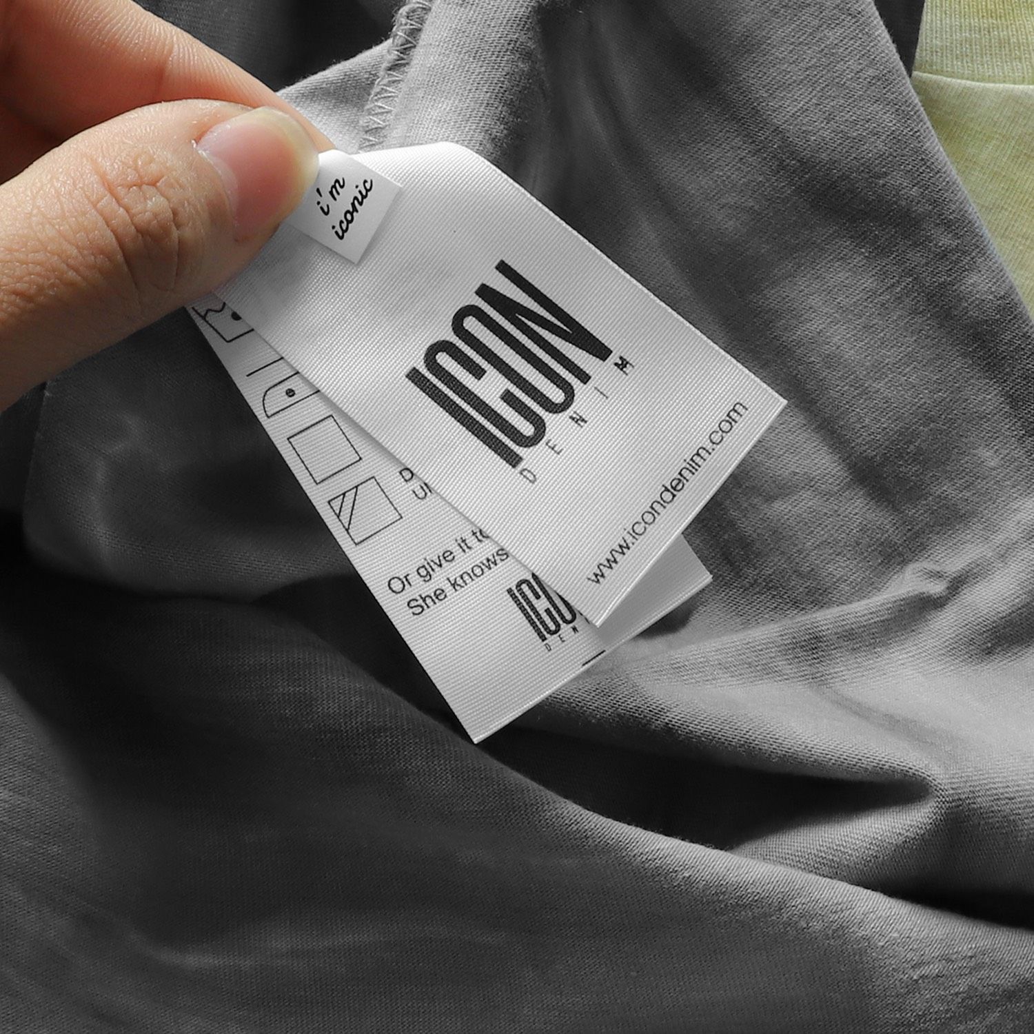 Áo thun ICON DENIM wash