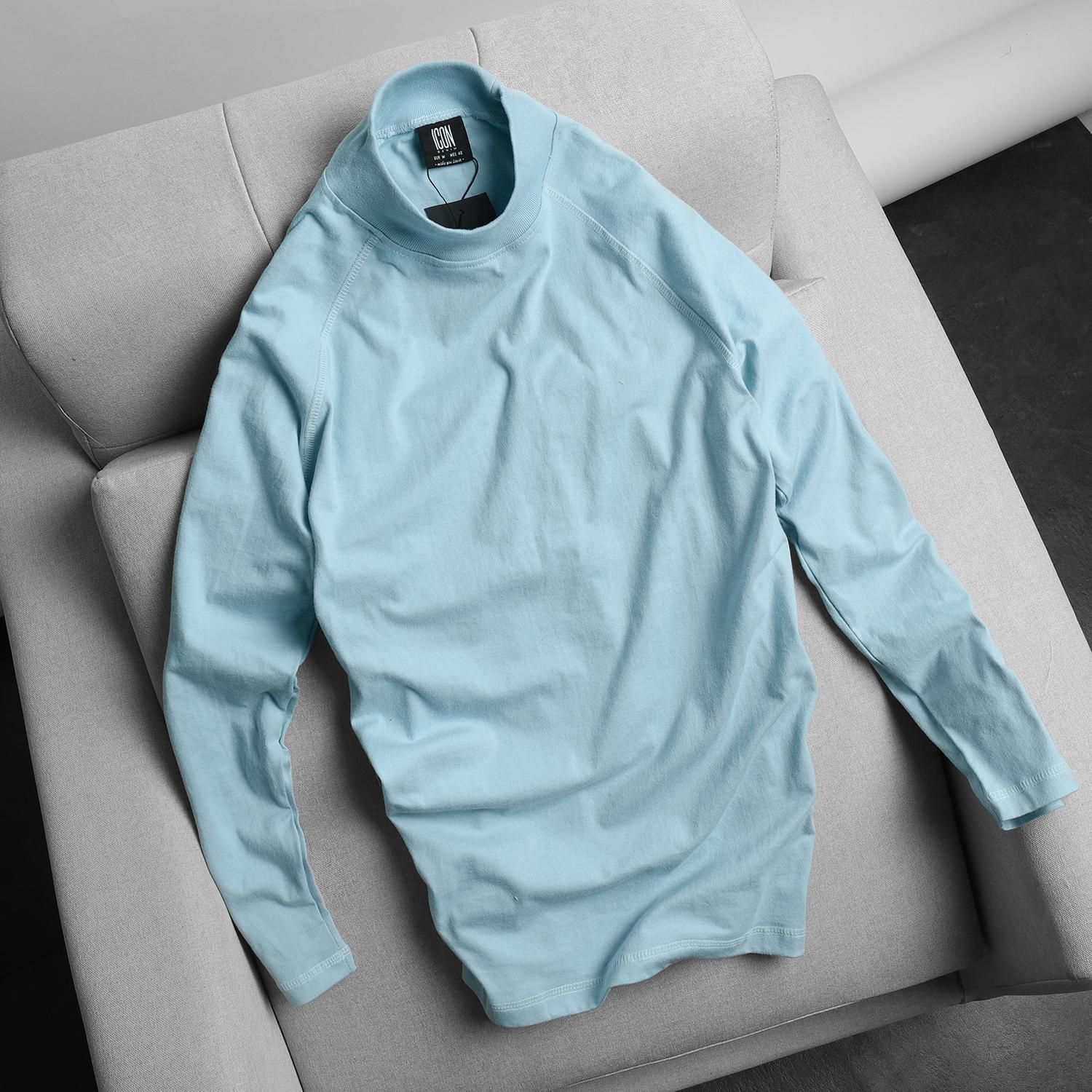 Áo thun ICON DENIM turtle neck (TD)