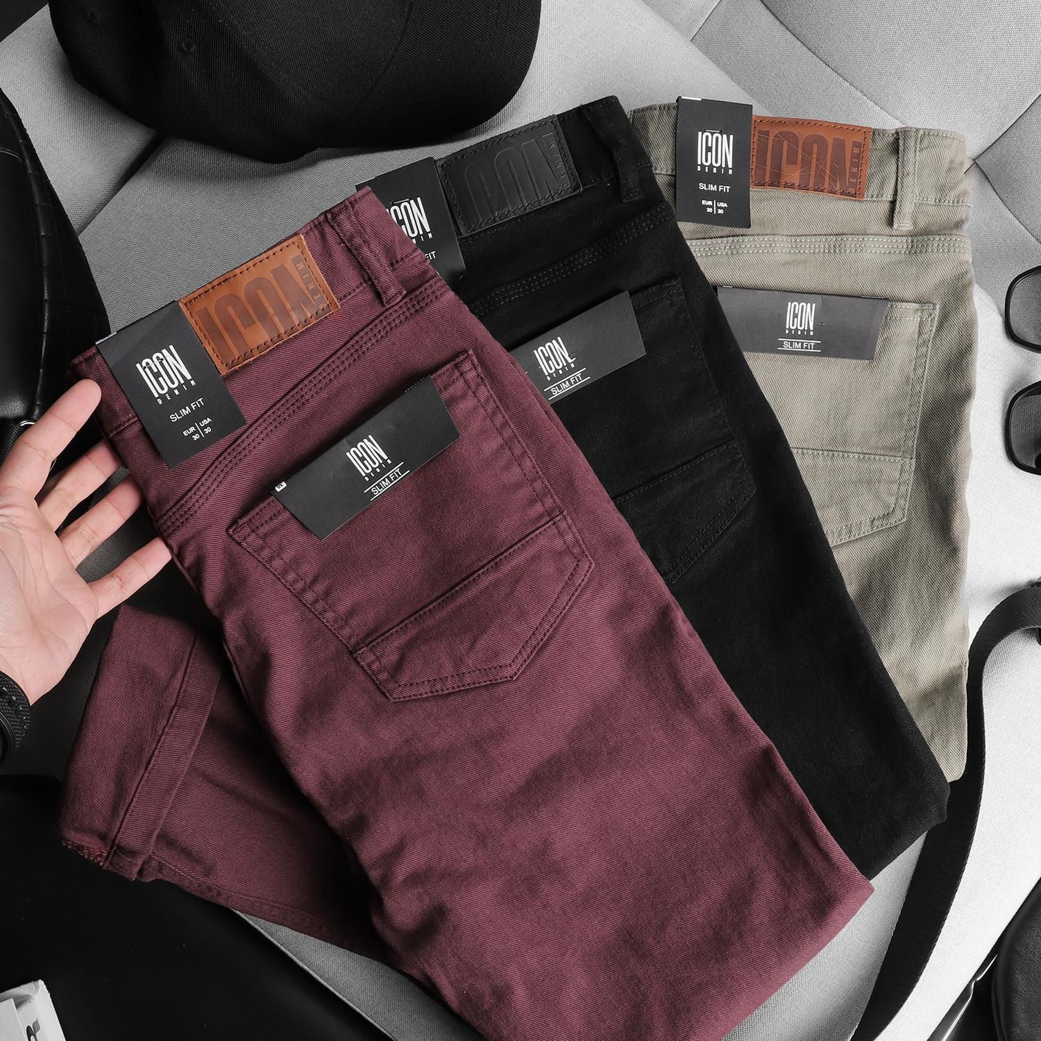 Quần kaki ICON DENIM slim