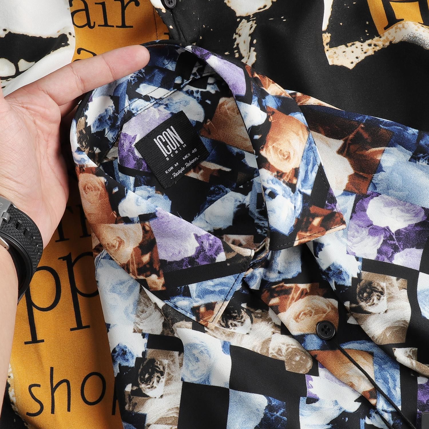Áo sơmi ICON DENIM abstract