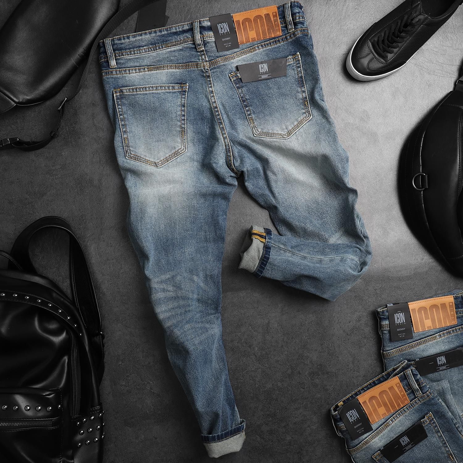 Quần jean ICON DENIM wash skinny