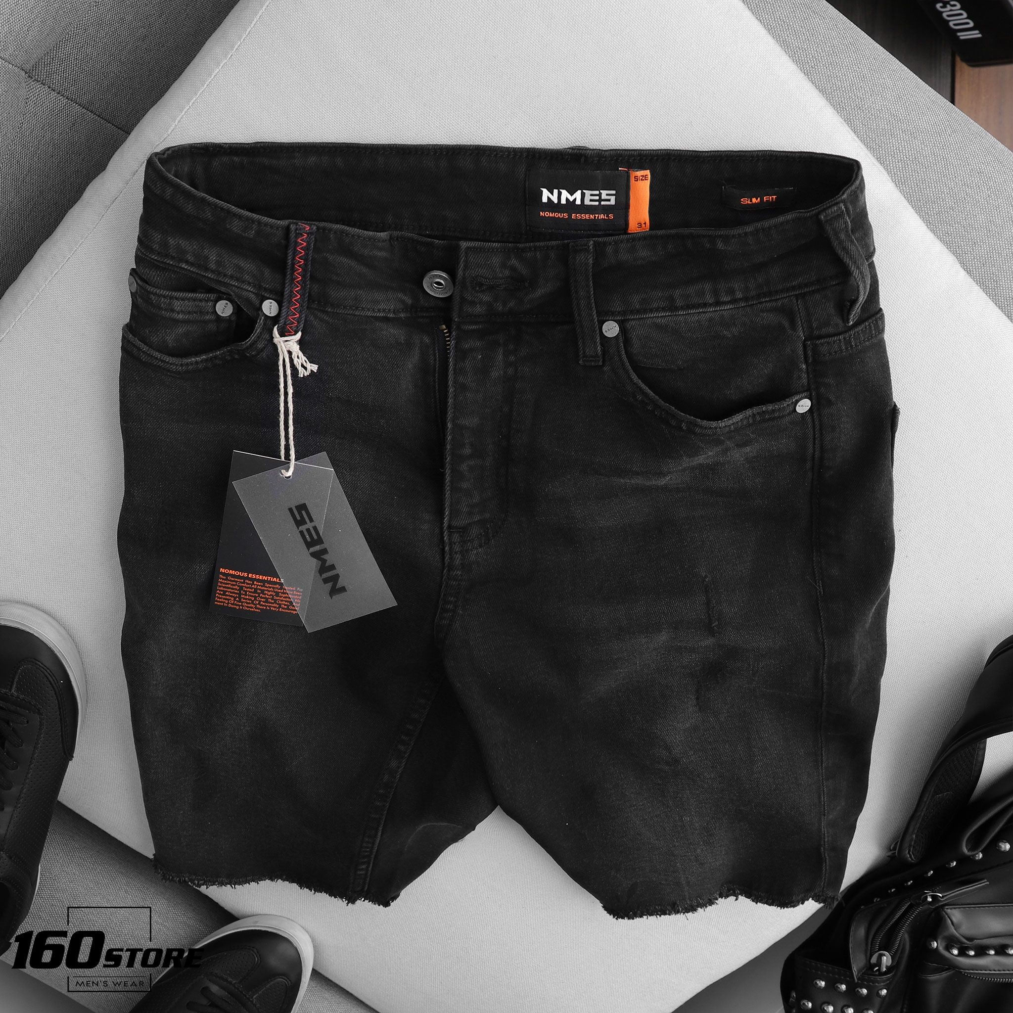 Quần short jeans NOMOUS ESSENTIALS slim