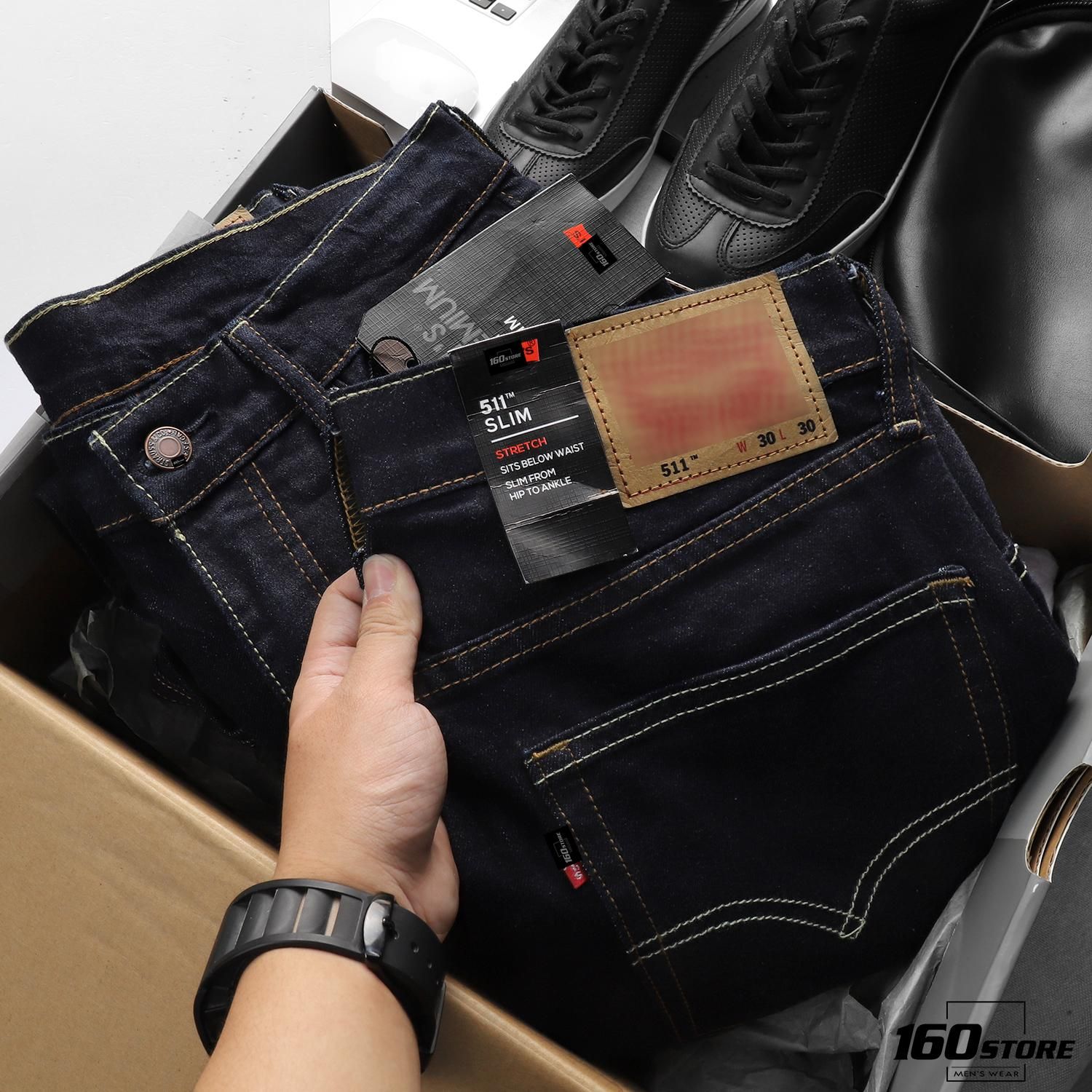 Quần Jean LVIS slim indigo
