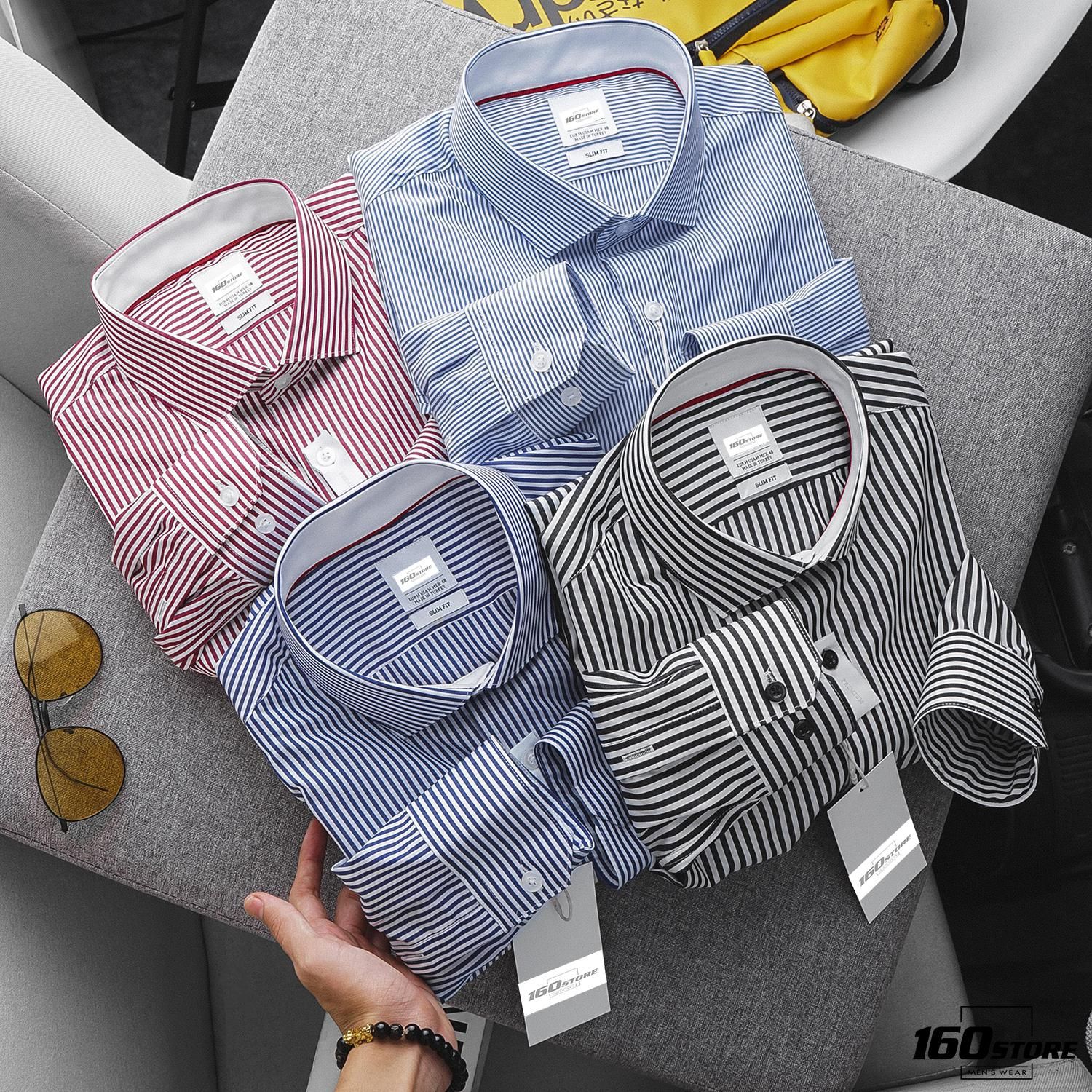 Áo sơmi kẻ sọc ZRA Slim fit