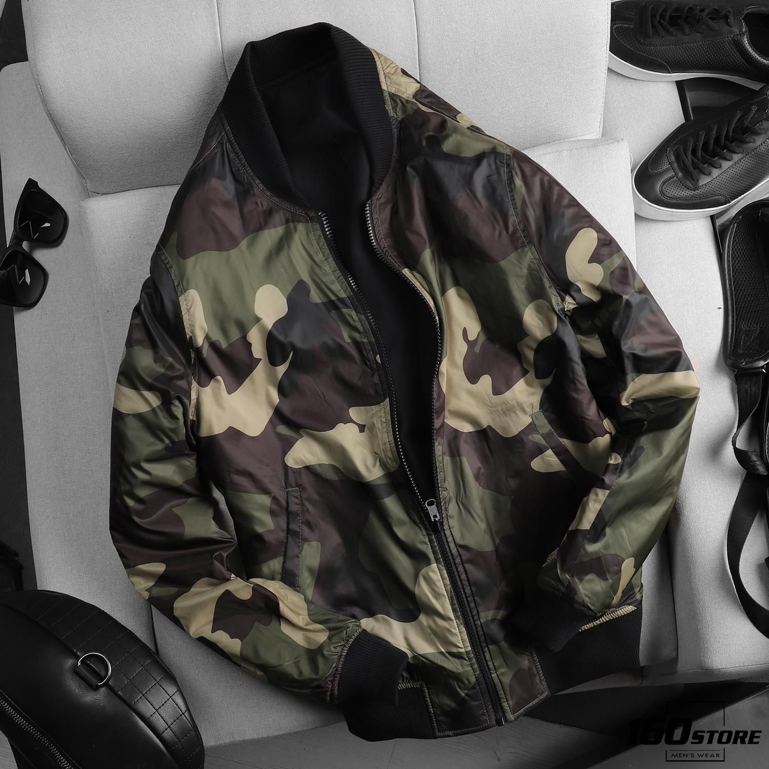 Áo khoác bomber T.B.J camo