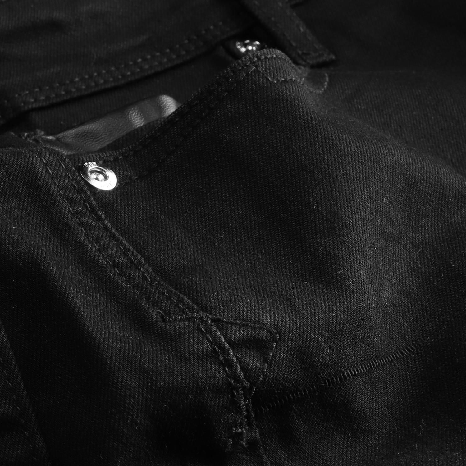 Quần short jean ICON DENIM black v2