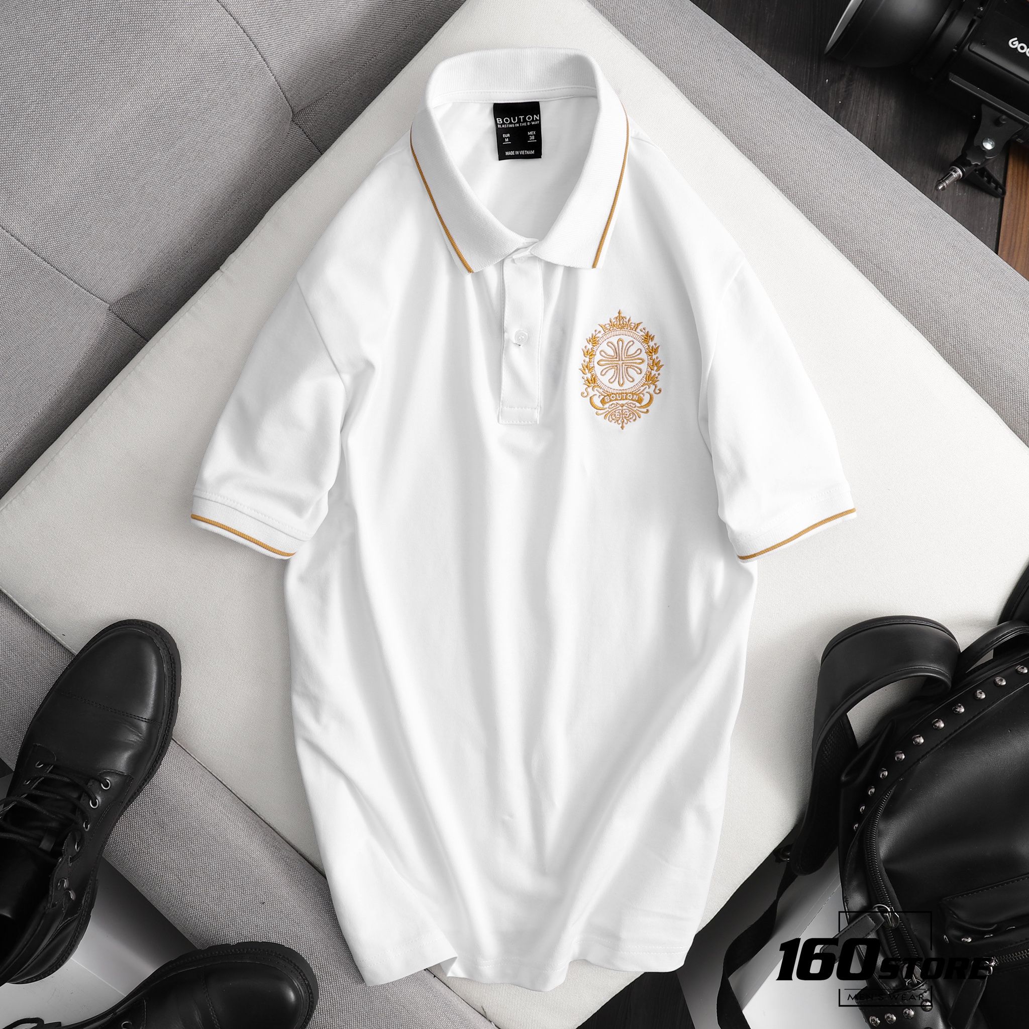 Áo polo BOUTON The Bloom Baroque
