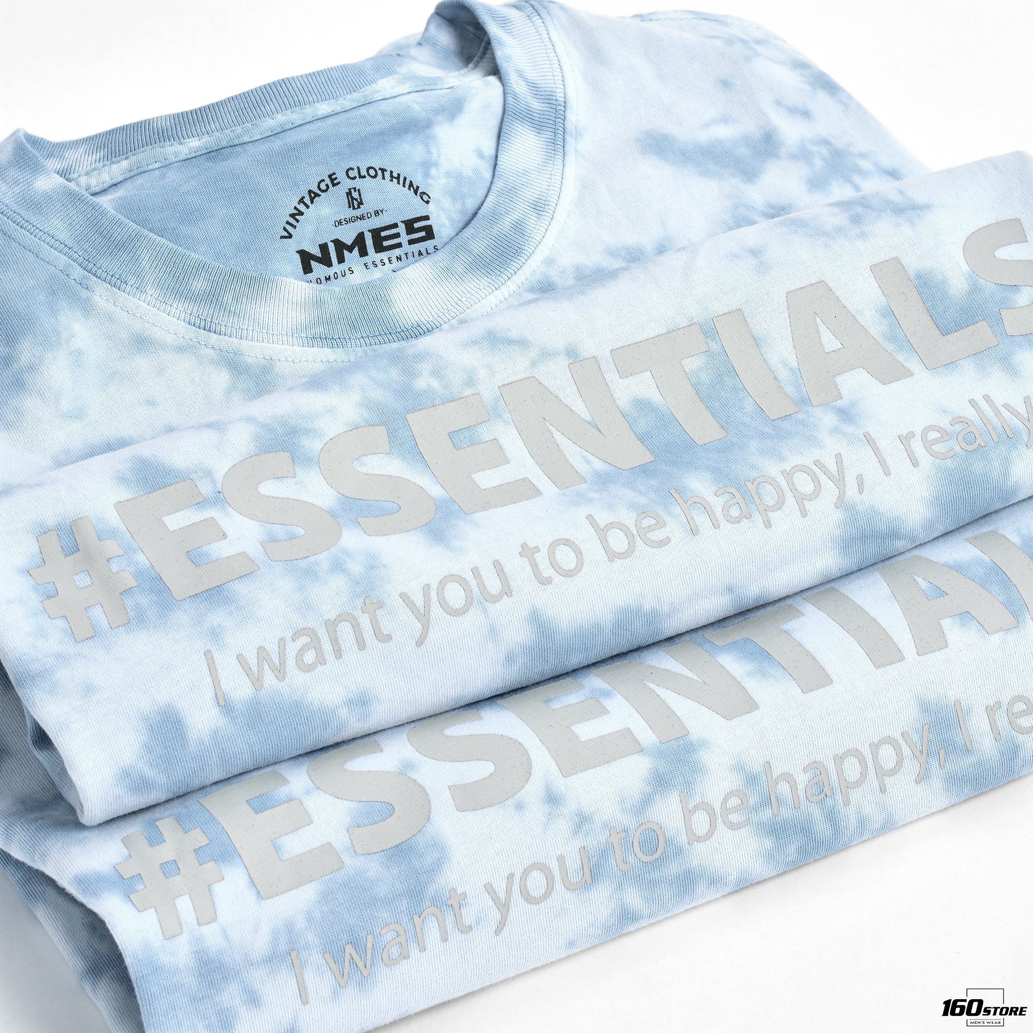 Áo thun NOMOUS ESSENTIALS blue tie dye