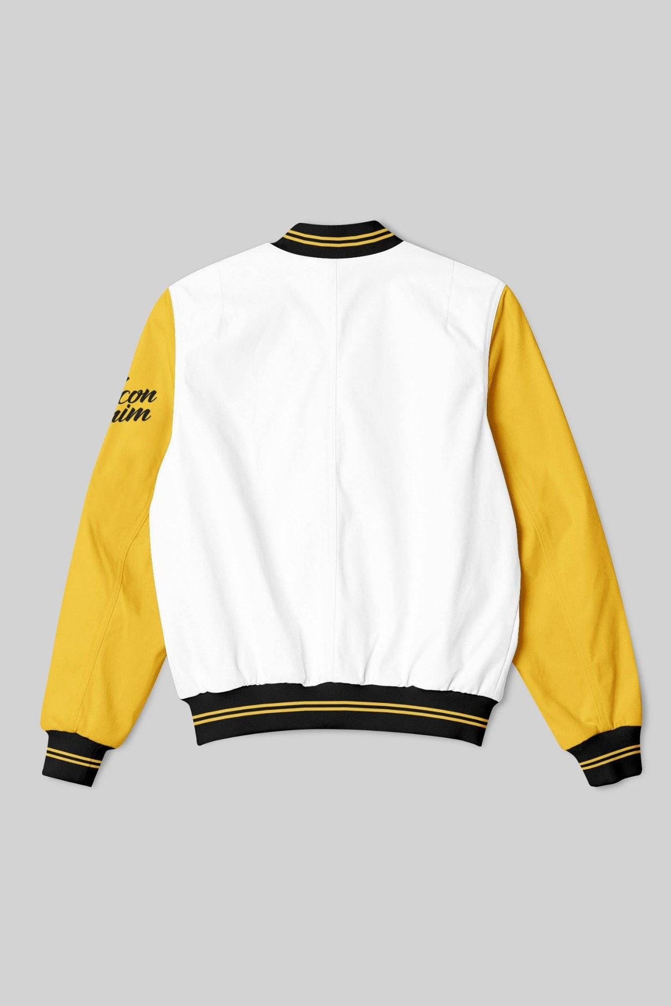 Áo khoác bomber ICON DENIM Reborn white
