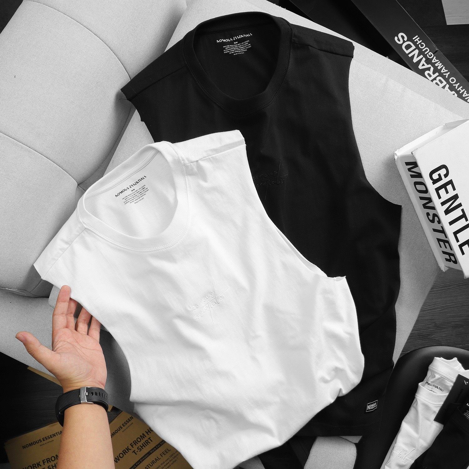 Áo ba lỗ Tank Top NOMOUS ESSENTIALS Signature Logo