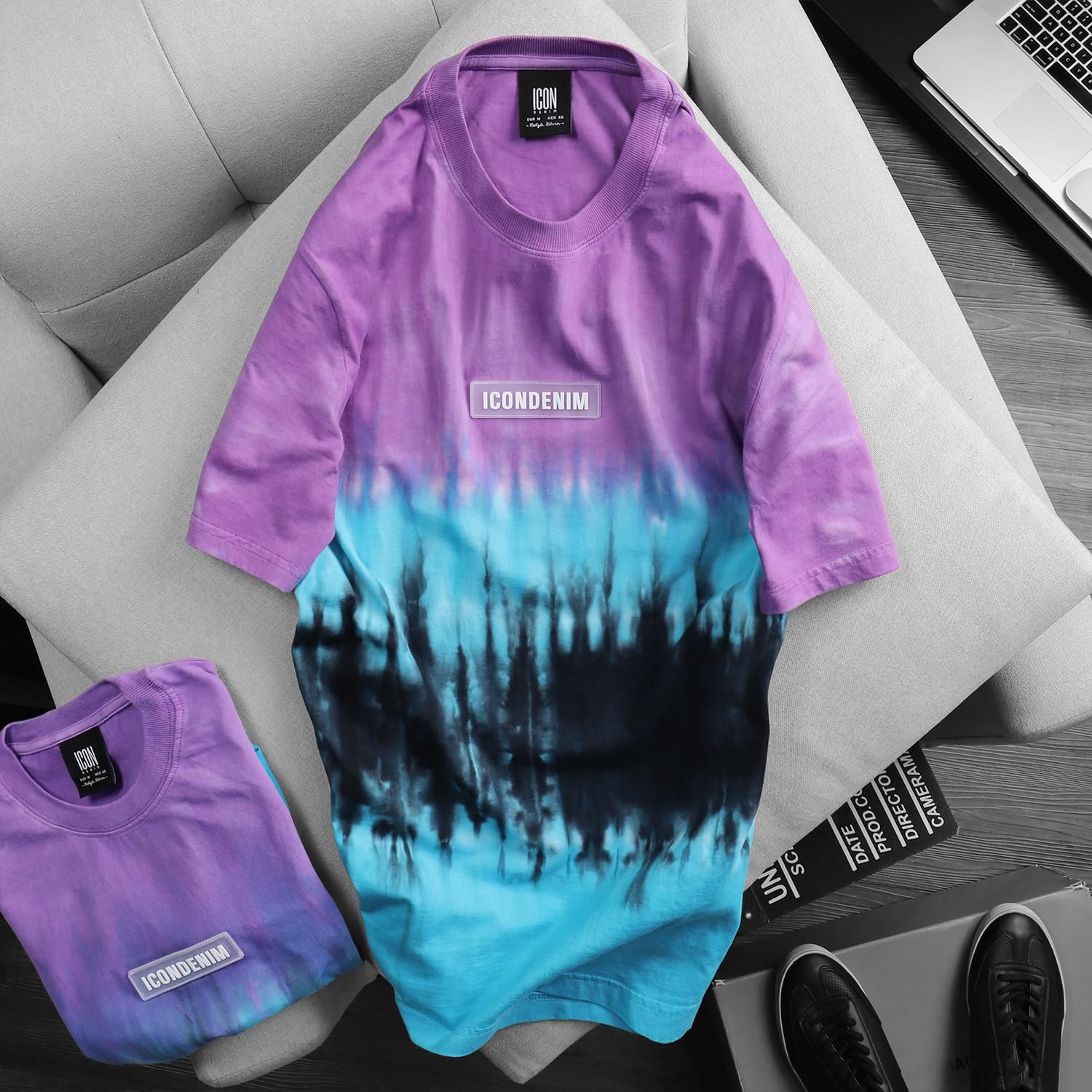Áo thun Icon Denim wash