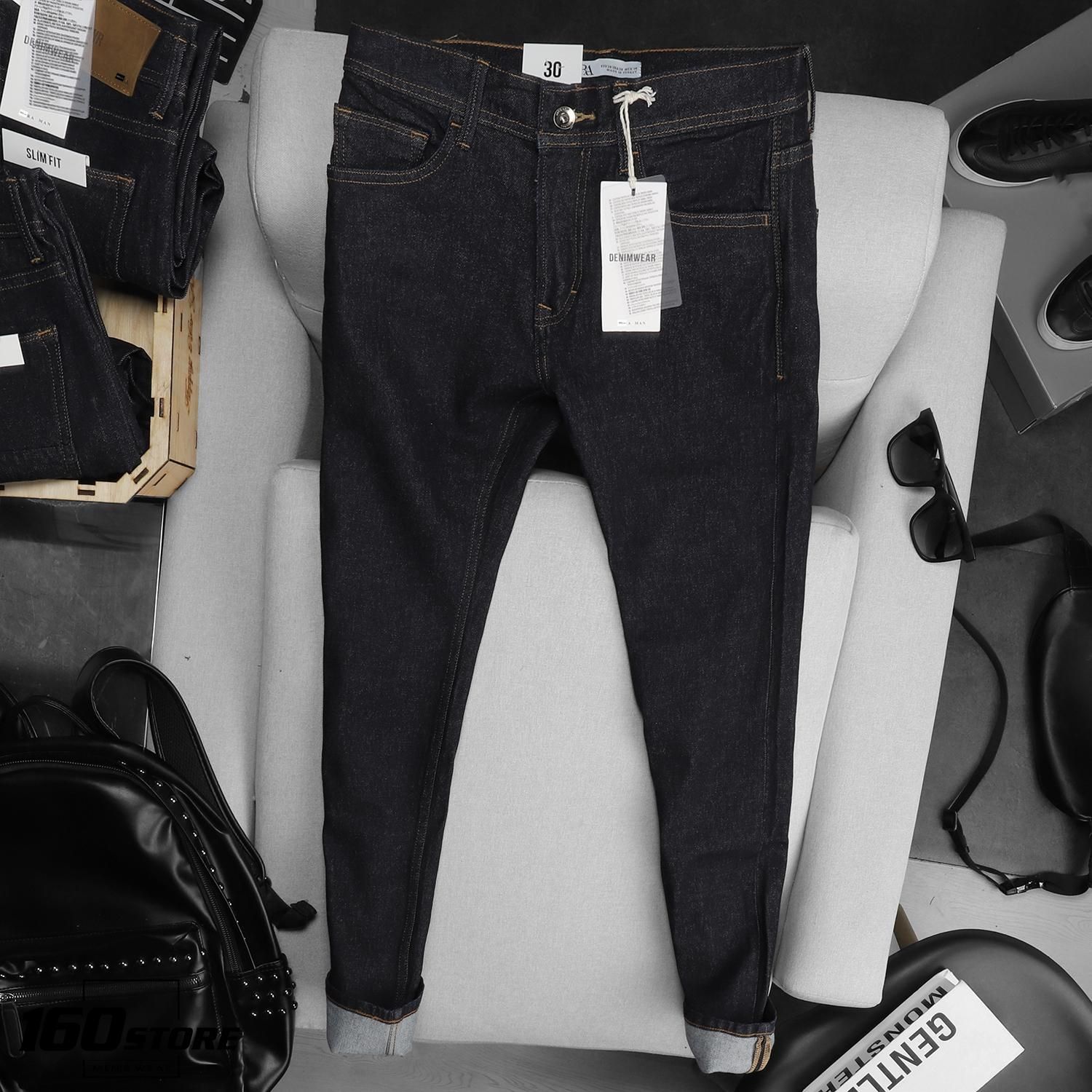 Quần jean ZRA dark blue slim fit
