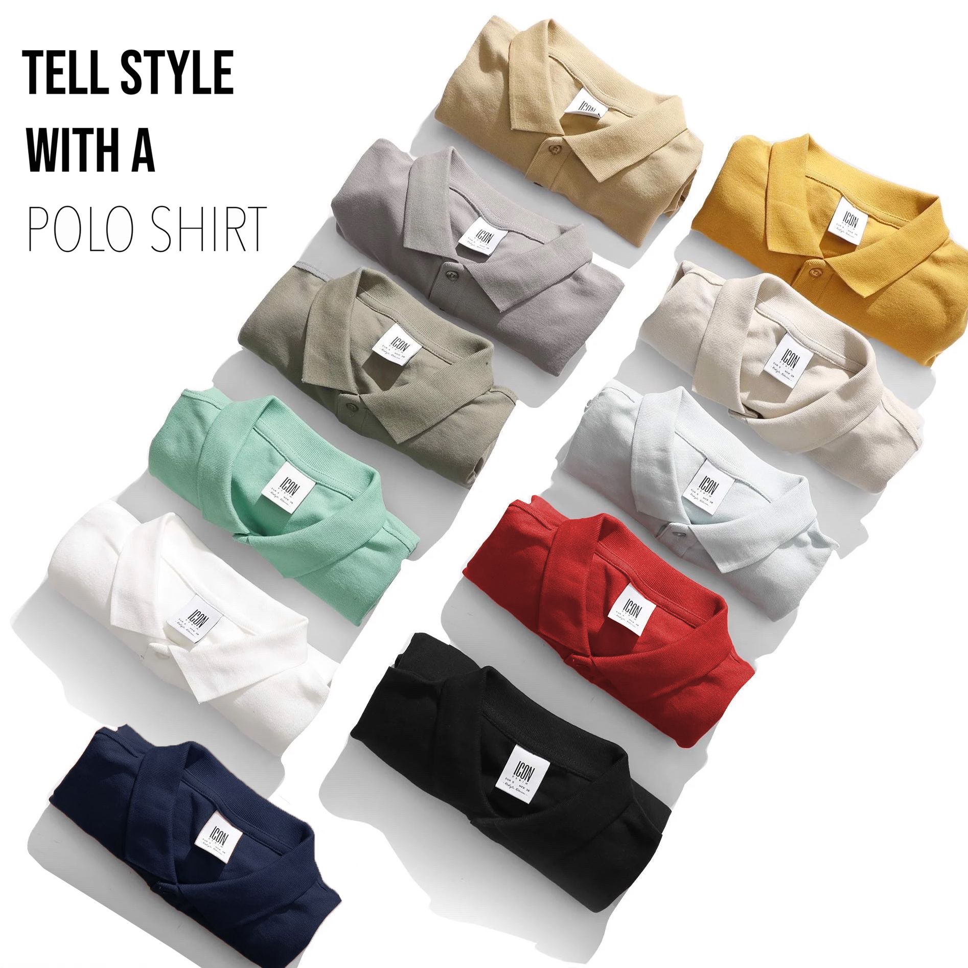 Áo Polo ICON DENIM basic ss20