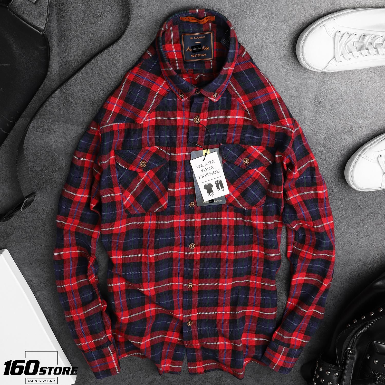 Áo sơmi S.S0DA flannel