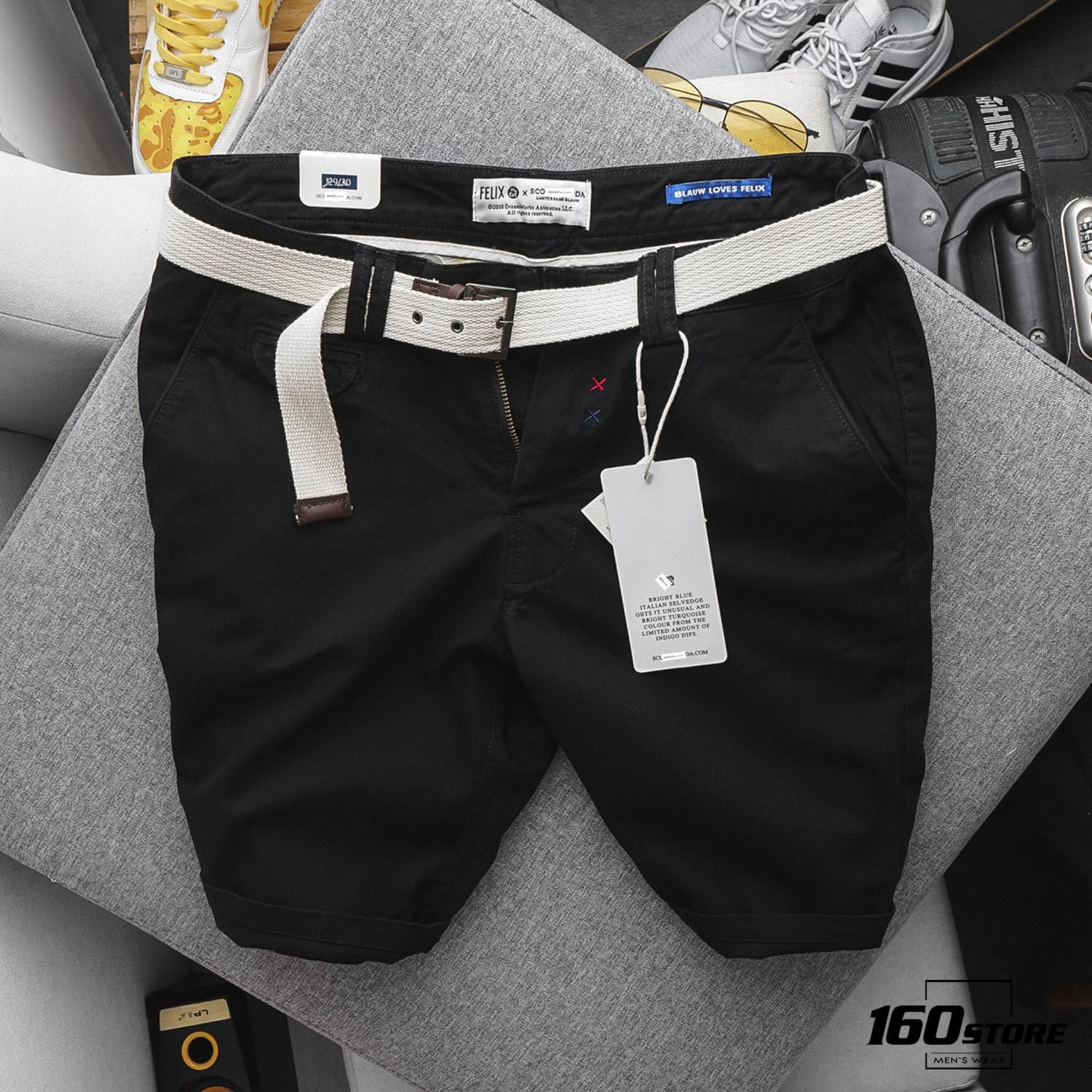 Quần short kaki S0DA w belt