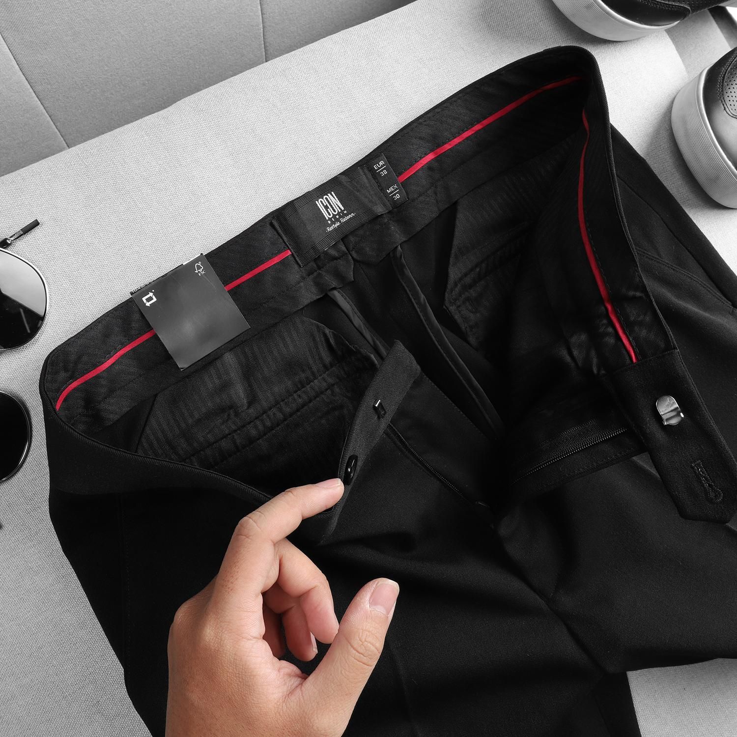 Quần tây ICON DENIM Black