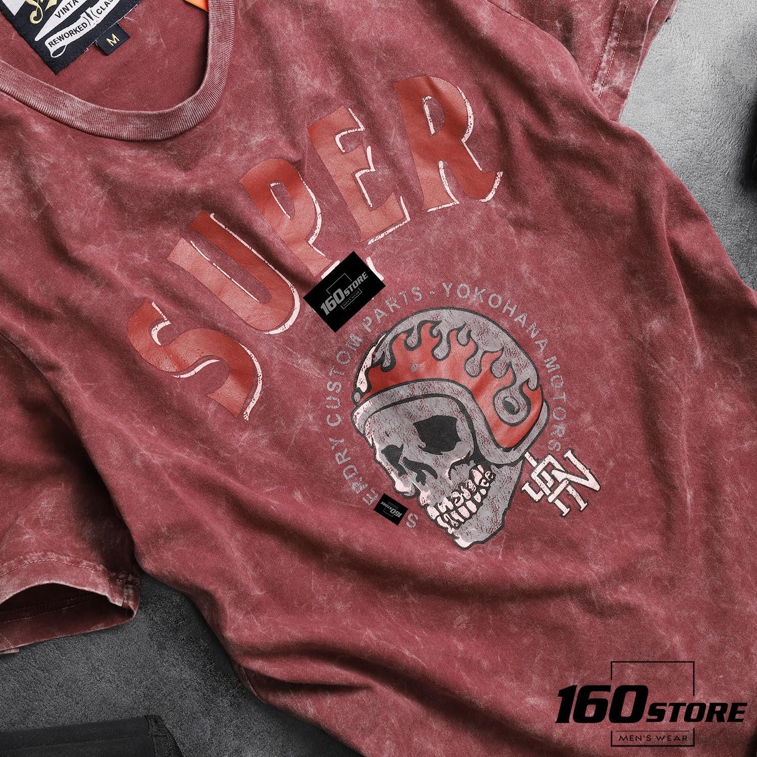 ÁO THUN S.D WAX GARMENT-DYE