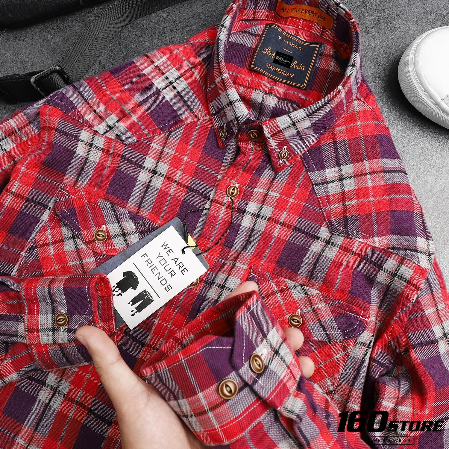 Áo sơmi S.S0DA flannel