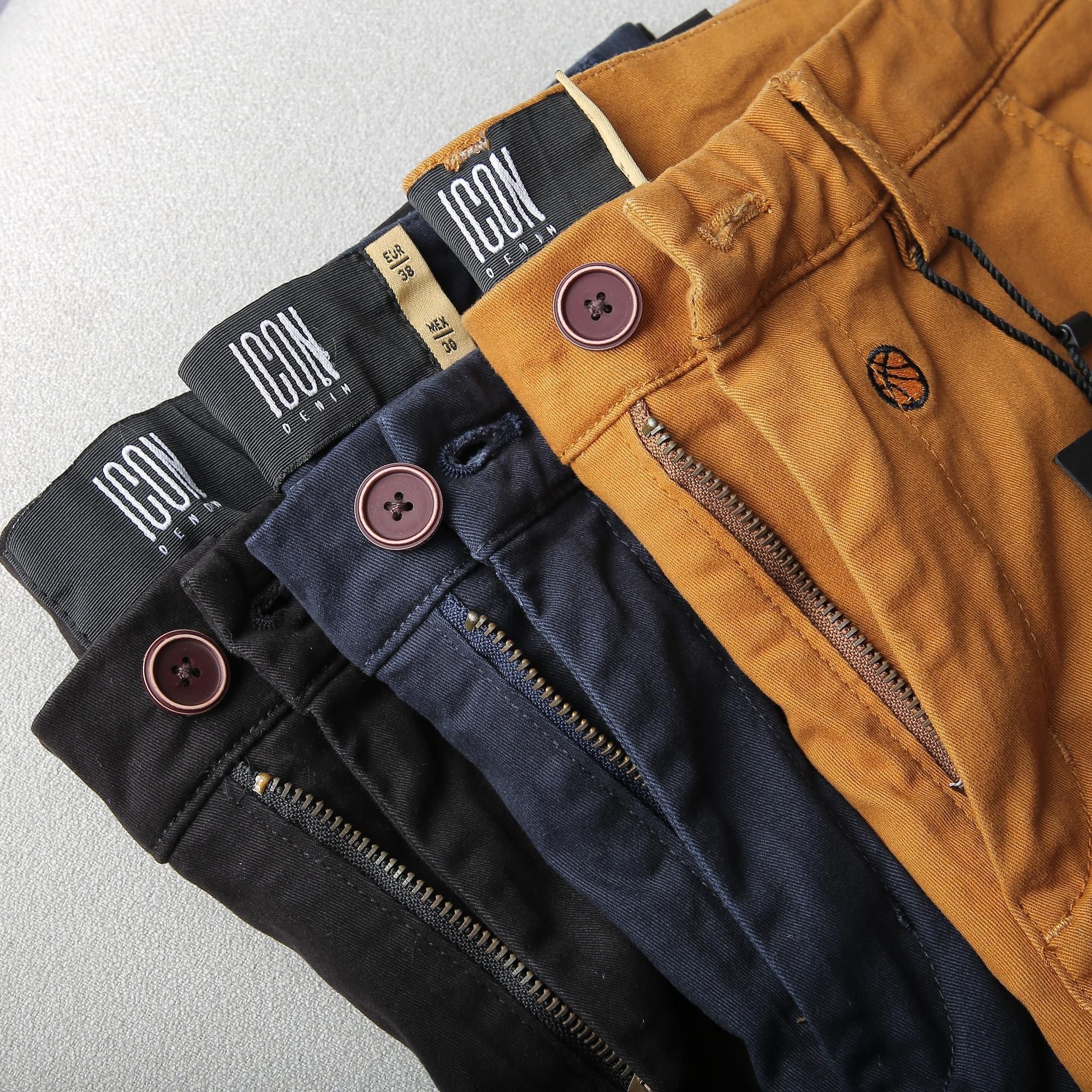 Quần short ICON DENIM Balls Embroidered