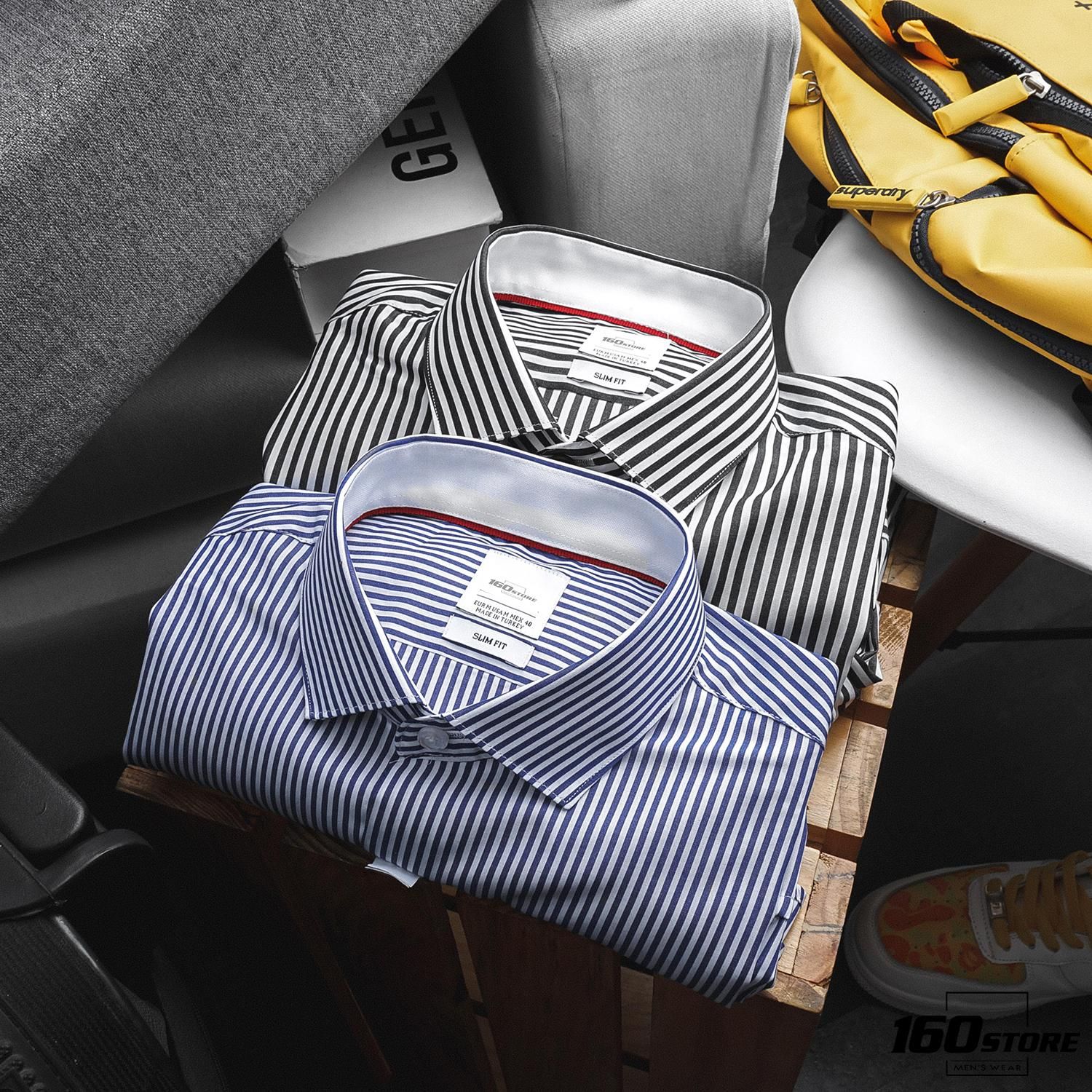 Áo sơmi kẻ sọc ZRA Slim fit