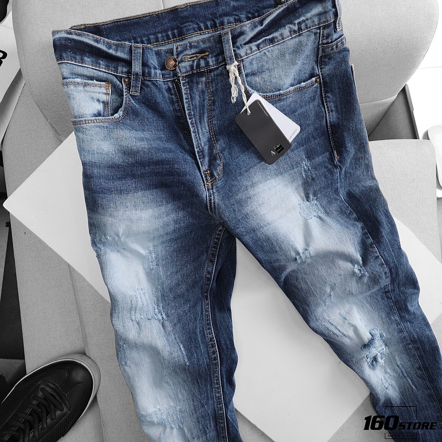 Quần jeans A.X / Slim Ripped