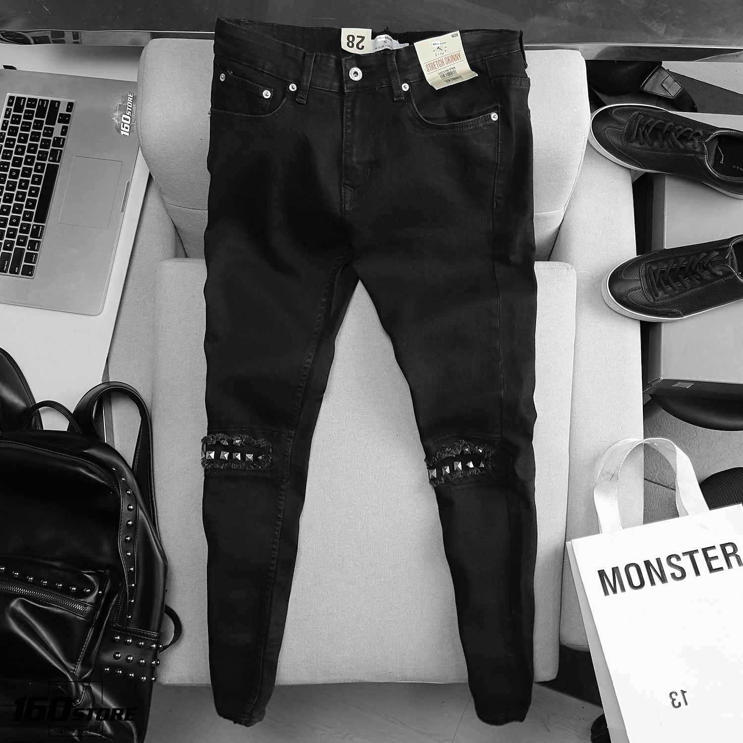 Quần Jean T.M / Skinny đính hạt