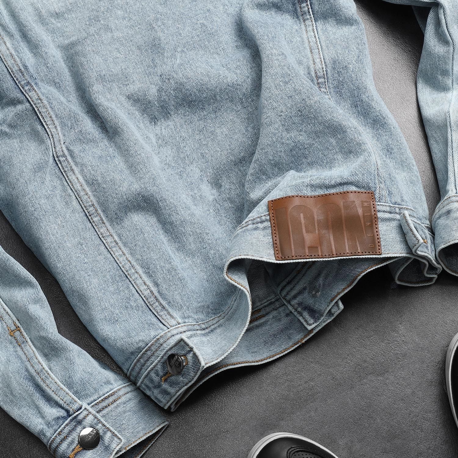 Áo khoác jean ICON DENIM Bleach washed