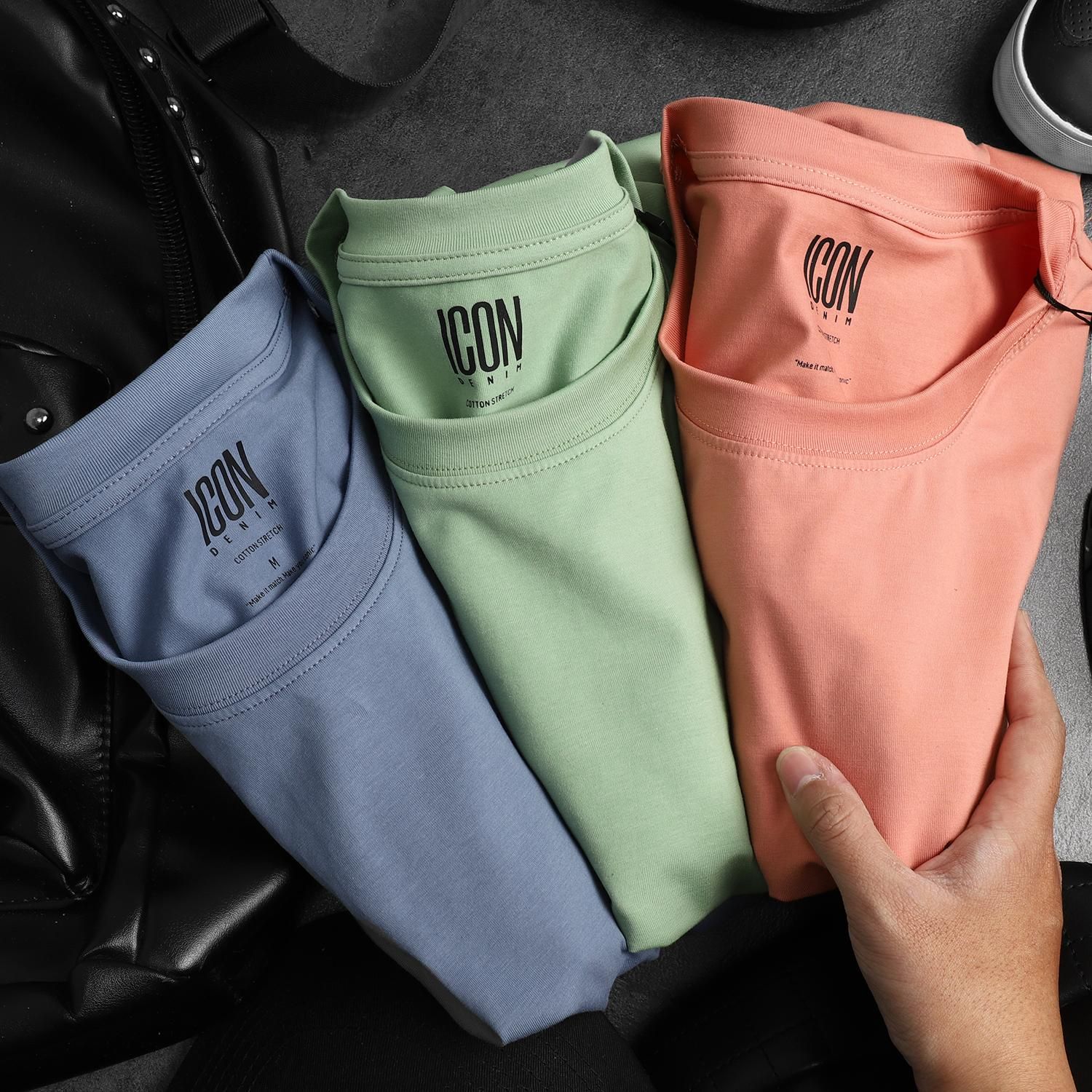 Áo thun ICON DENIM basic fw19