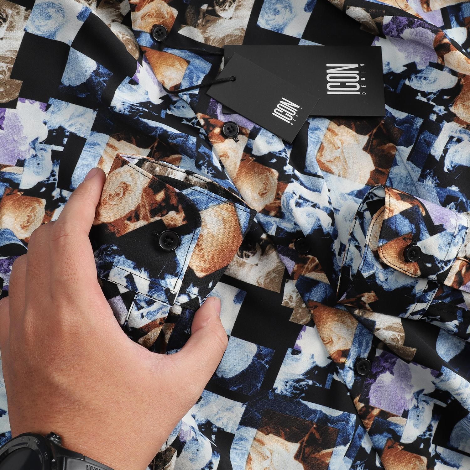 Áo sơmi ICON DENIM abstract