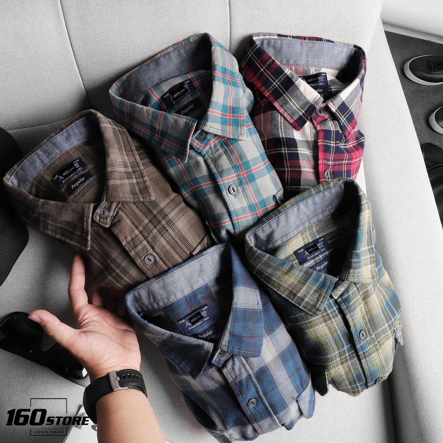 Áo sơmi A.J flannel