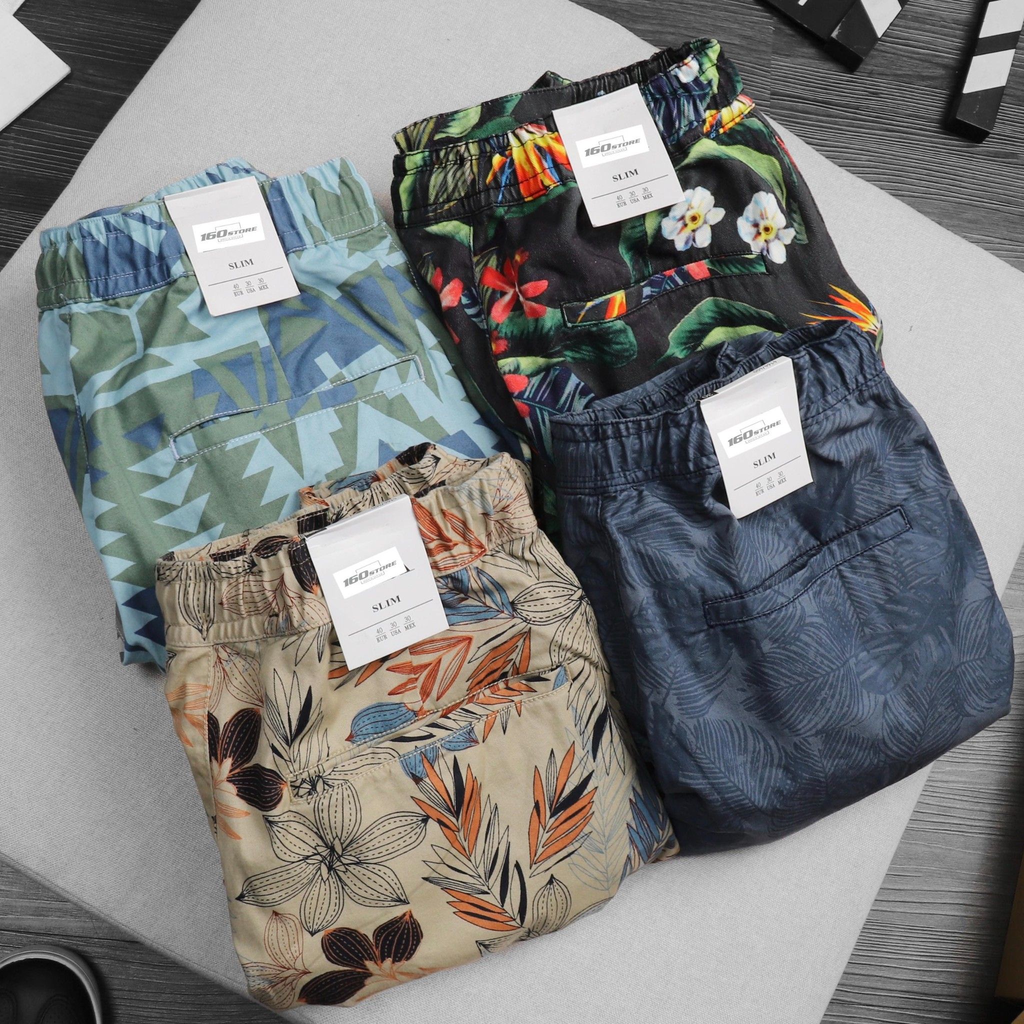 Quần Short Kaki ZRA họa tiết