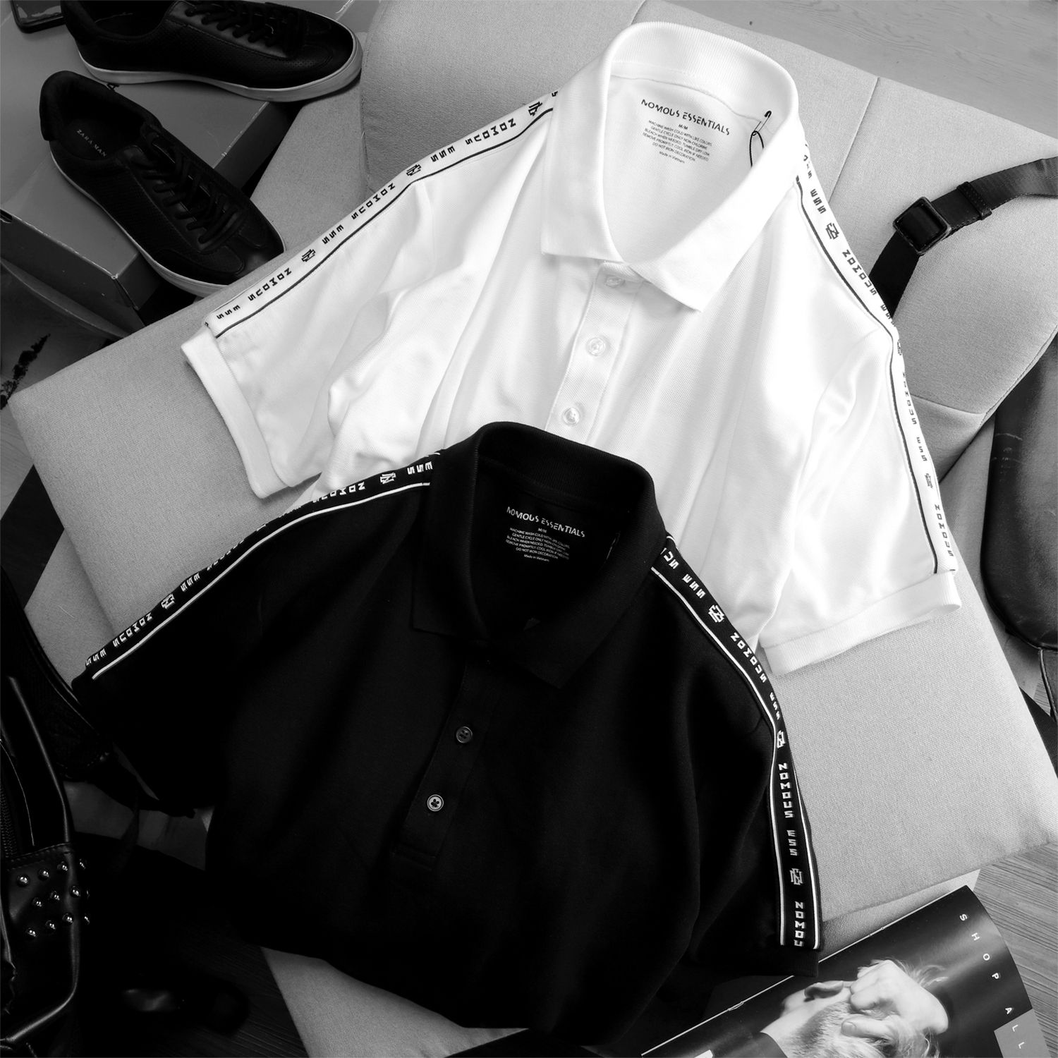 Áo polo Nomous Essentials stripes